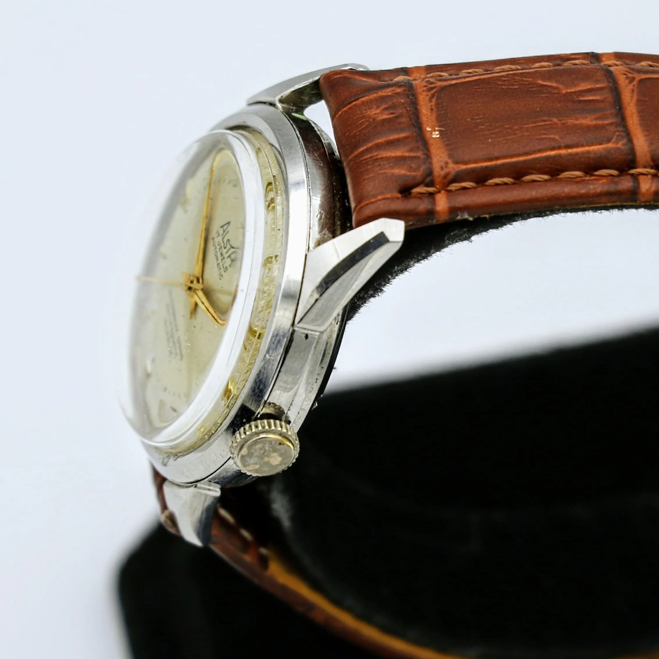ALSTA Automatic Watch 17 Jewels Cal. HM 1560 Swiss Vintage Wristwatch - Image 7