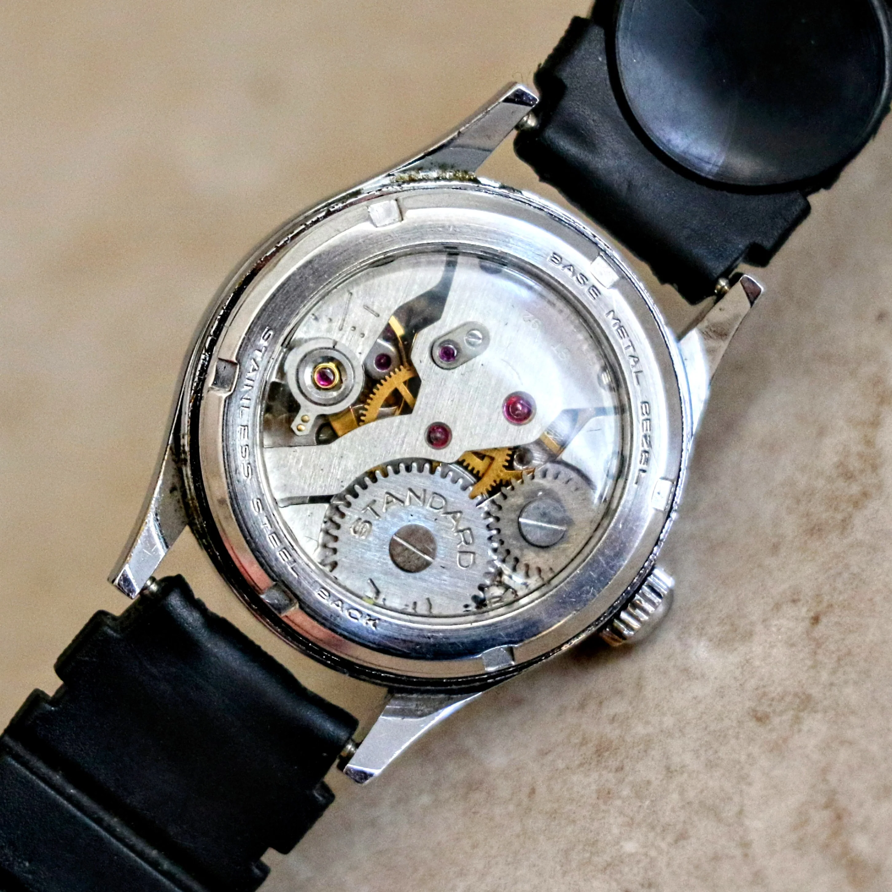 ANDRE BOUCHARD Wristwatch 17 Jewels 27mm Mechanical Display Back Watch - Image 13