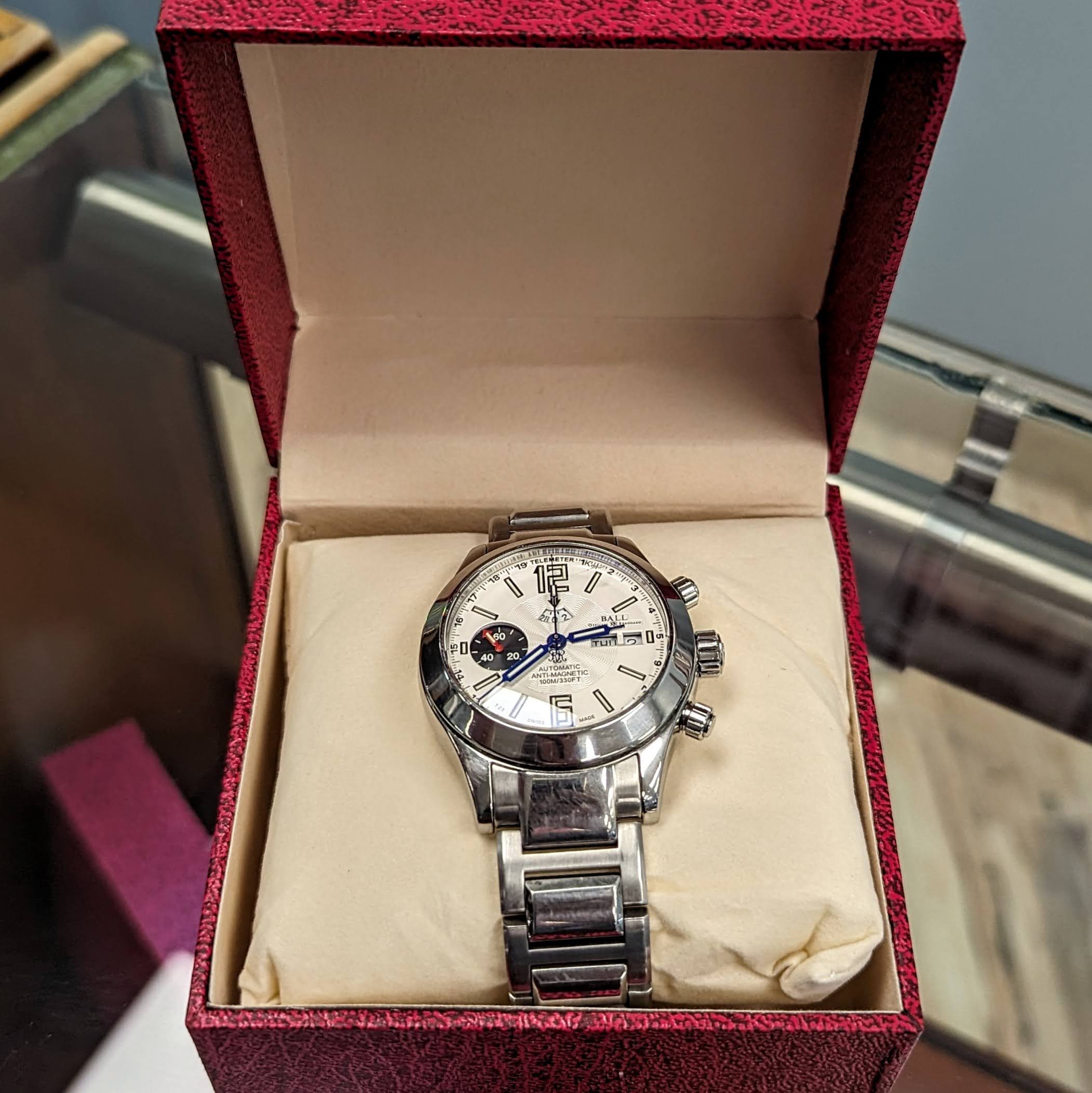 BALL Engineer Master II Telemeter Chronograph Automatic Watch Ref. CM1020C Original Ball S.S. Bracelet - Image 16