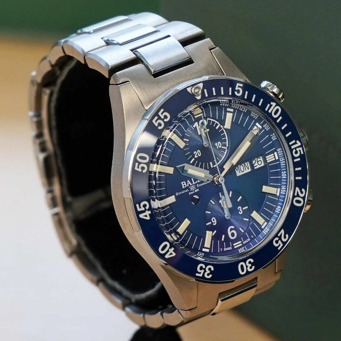BALL Roadmaster Rescue Chronograph Watch 42mm DC3030C Limited Edition Automatic Wristwatch ALL Original Box & Papers - Image 5
