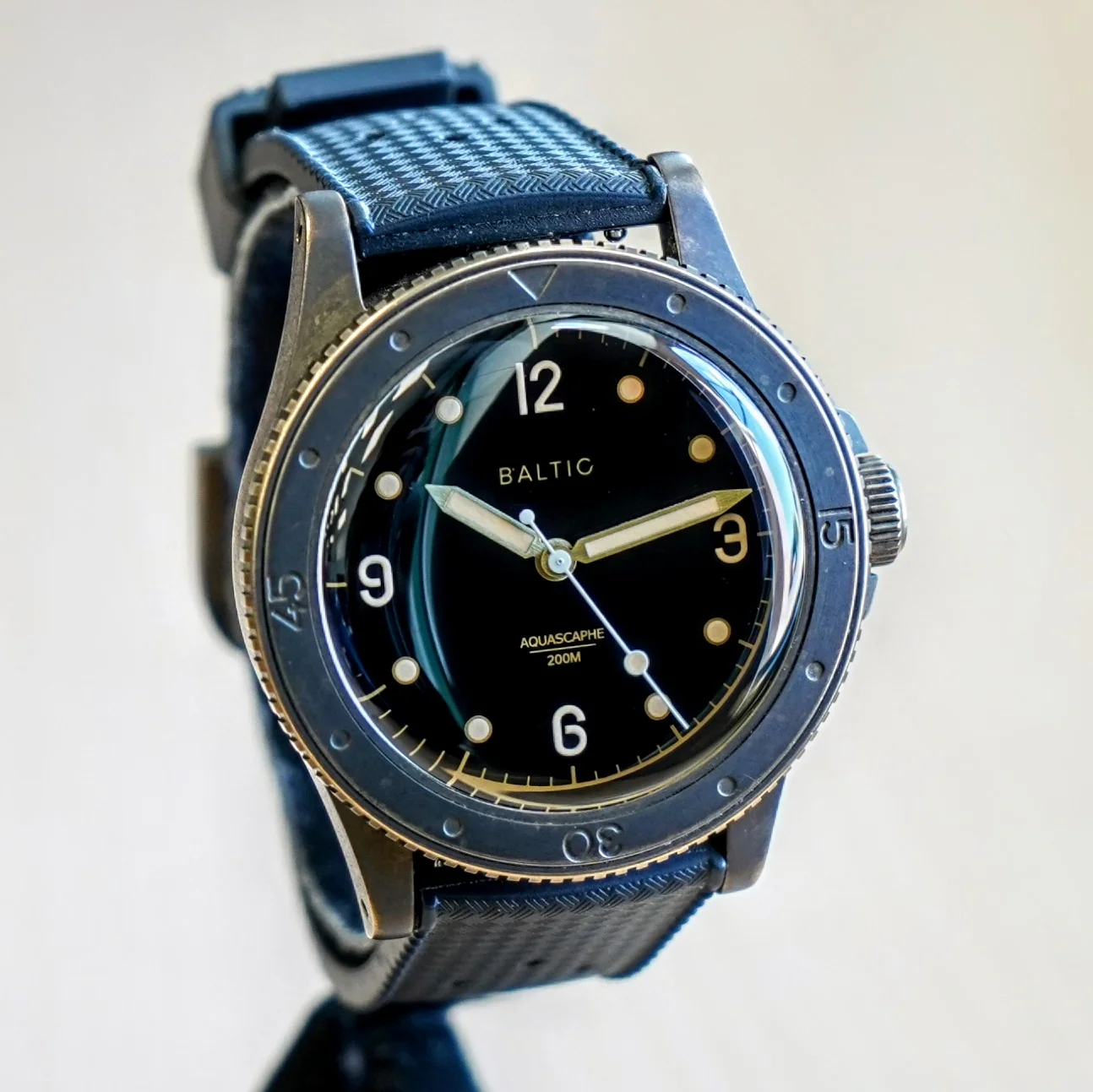 BALTIC Aquascaphe Bronze Brown Diver's Watch 200M Automatic Wristwatch - ALL ORIGINAL, Box & Papers! - Image 6