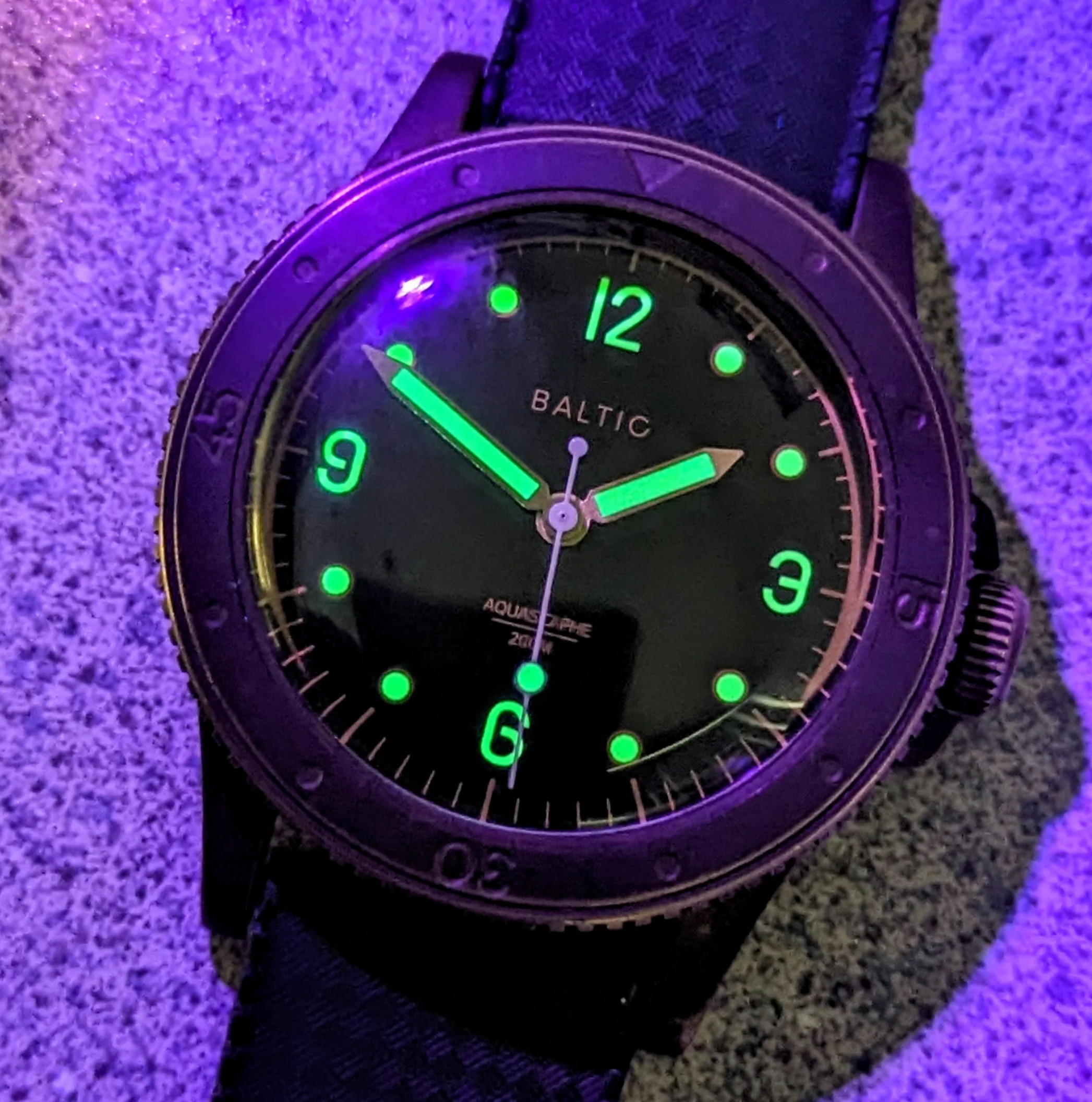 BALTIC Aquascaphe Bronze Brown Diver's Watch 200M Automatic Wristwatch - ALL ORIGINAL, Box & Papers! - Image 8