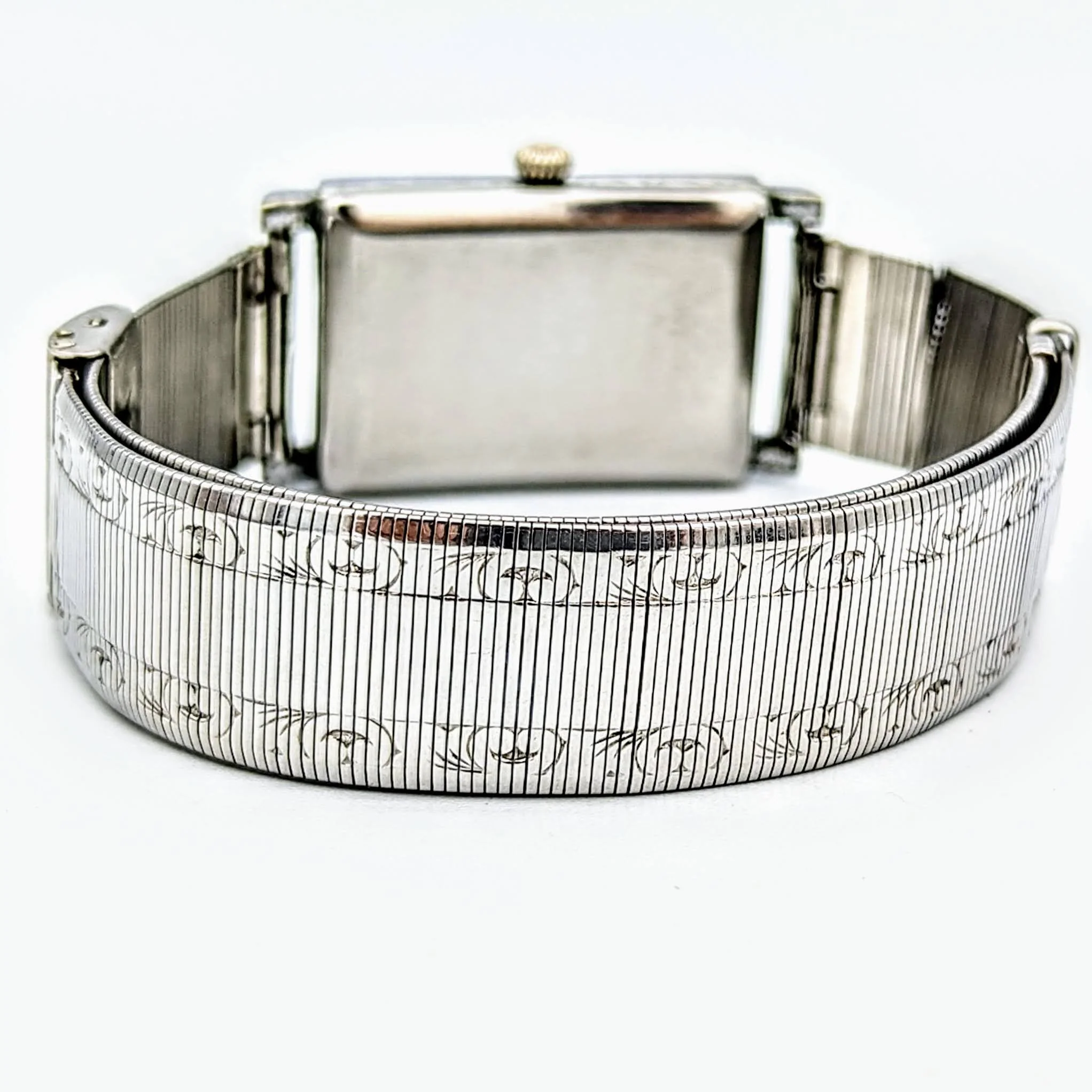 Berg Bruchsicher Wristwatch Late 1930s to Mid 1940s Stainless Steel Watch - Image 7