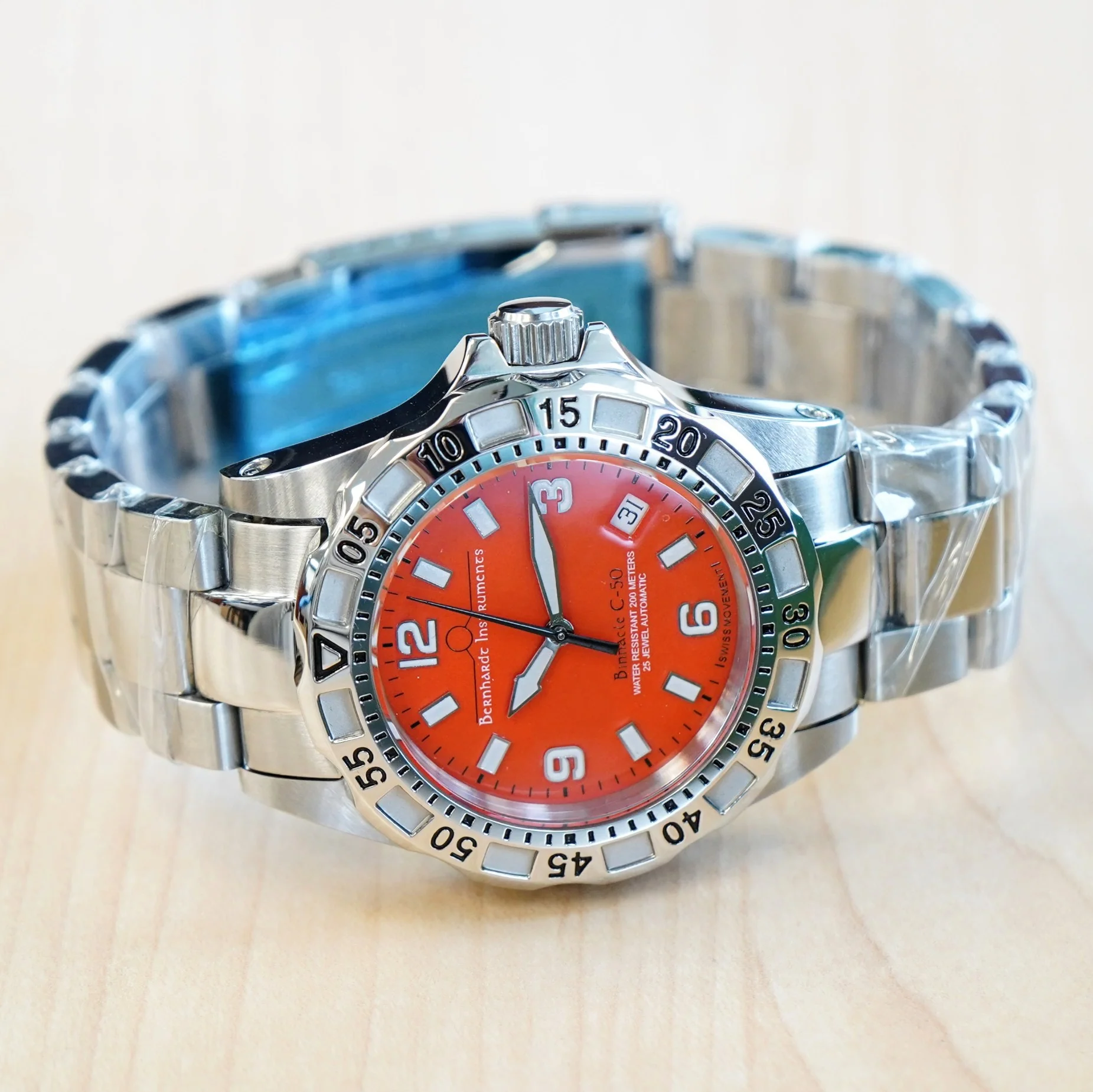 BERNHARDT INSTRUMENTS Watch Binnacle Compeer-50 Automatic 25J - ALL Original In box! - Image 11