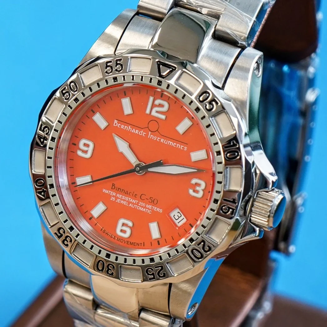 BERNHARDT INSTRUMENTS Watch Binnacle Compeer-50 Automatic 25J - ALL Original In box! - Image 5