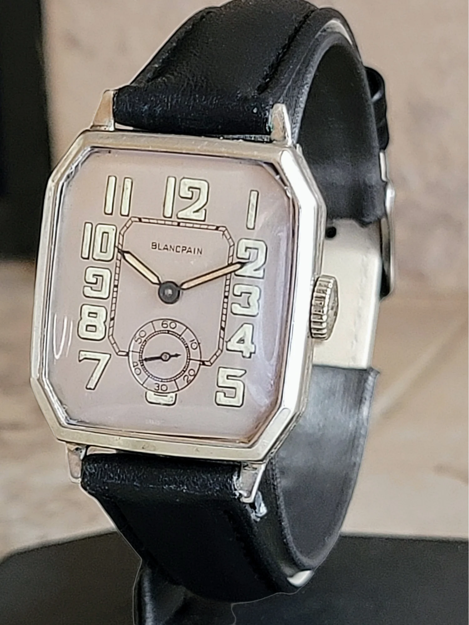 BLANCPAIN Art Deco Watch 15 Jewels Cal. Rayville 42 Swiss 1920's - Image 9