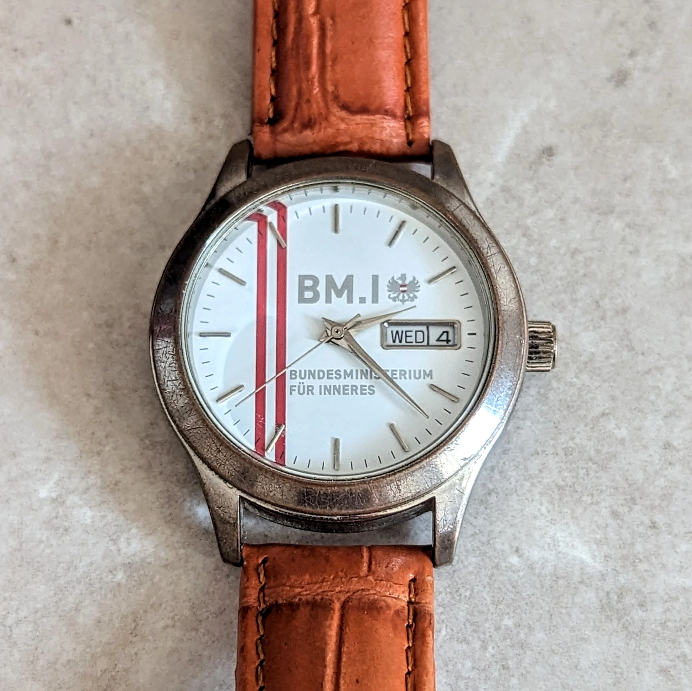 BM.I Bundesministerium Fun Inneres Automatic Wristwatch Day/Date Indicator - Image 6
