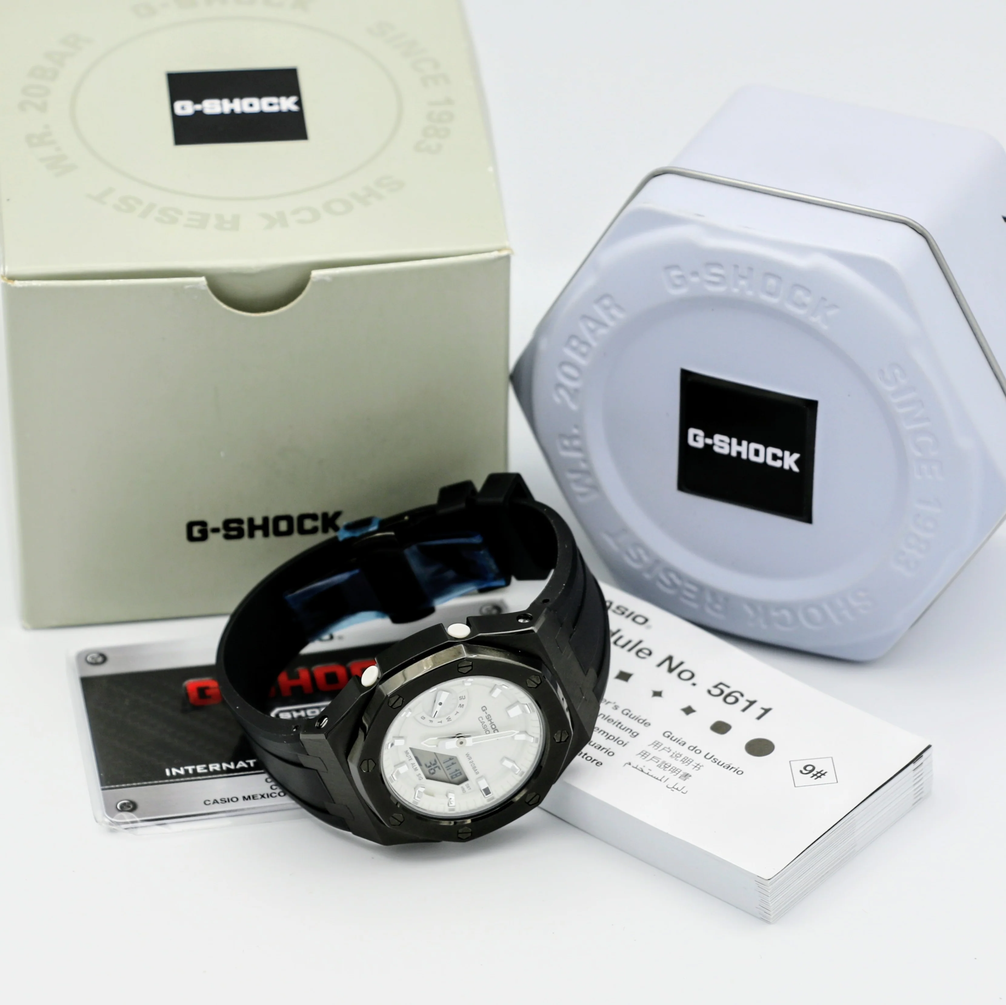 Brand-New! Custom Casio G-Shock Watch GMAS2100-7A White Matte Wristwatch - Image 11