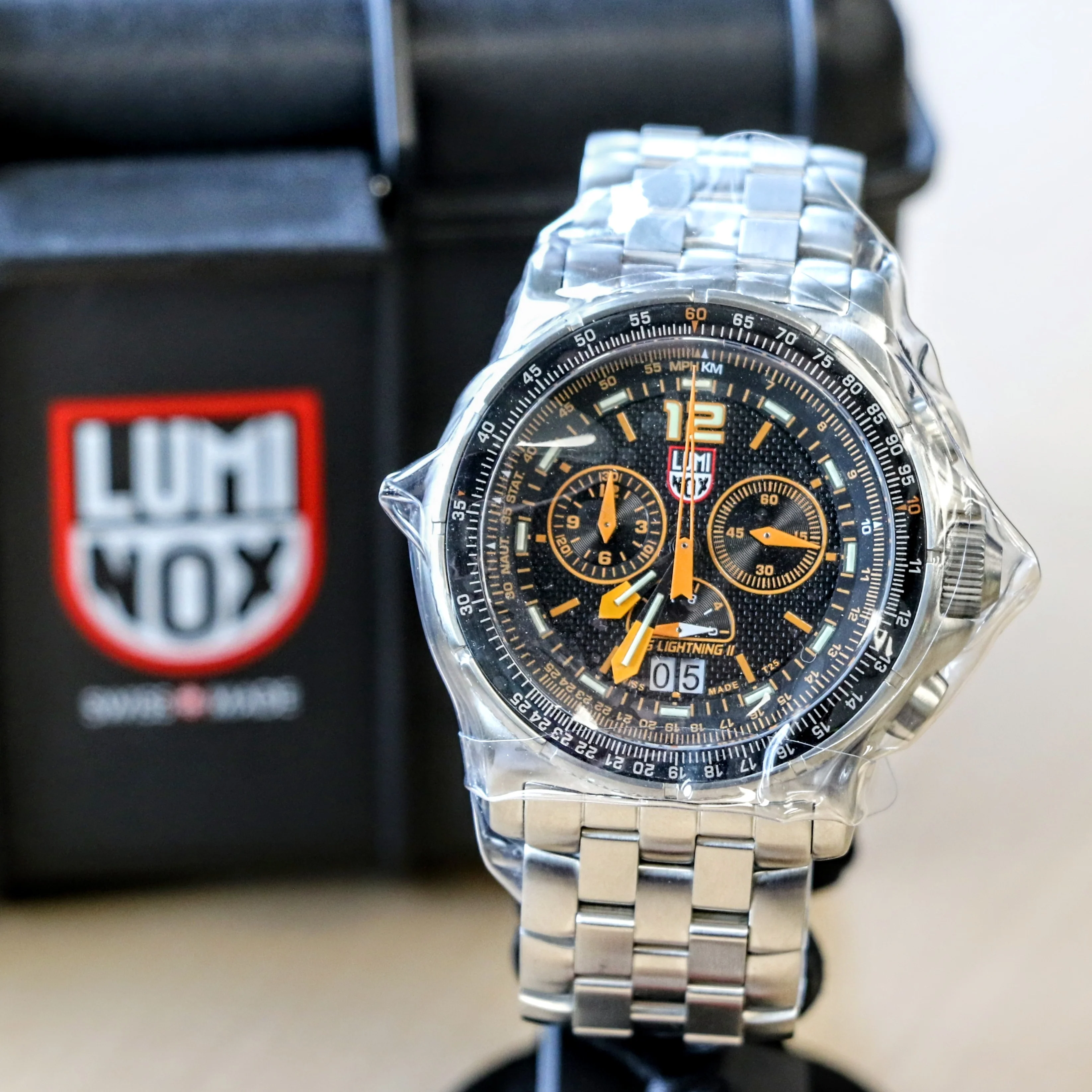 Brand-New LUMINOX F-35 Lightning II Chronograph Watch 9382 Quartz Wristwatch - Image 3