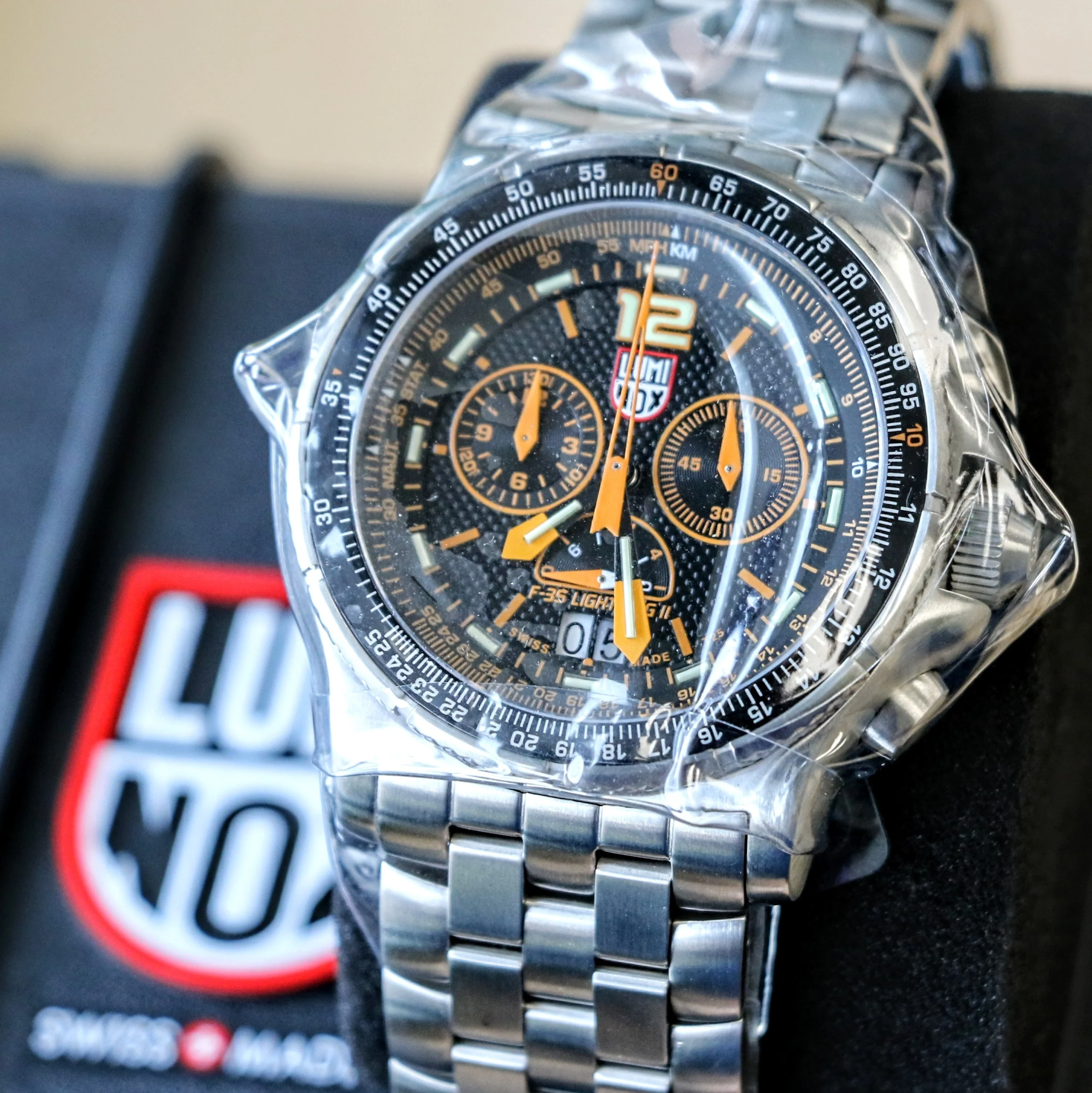 Brand-New LUMINOX F-35 Lightning II Chronograph Watch 9382 Quartz Wristwatch - Image 5