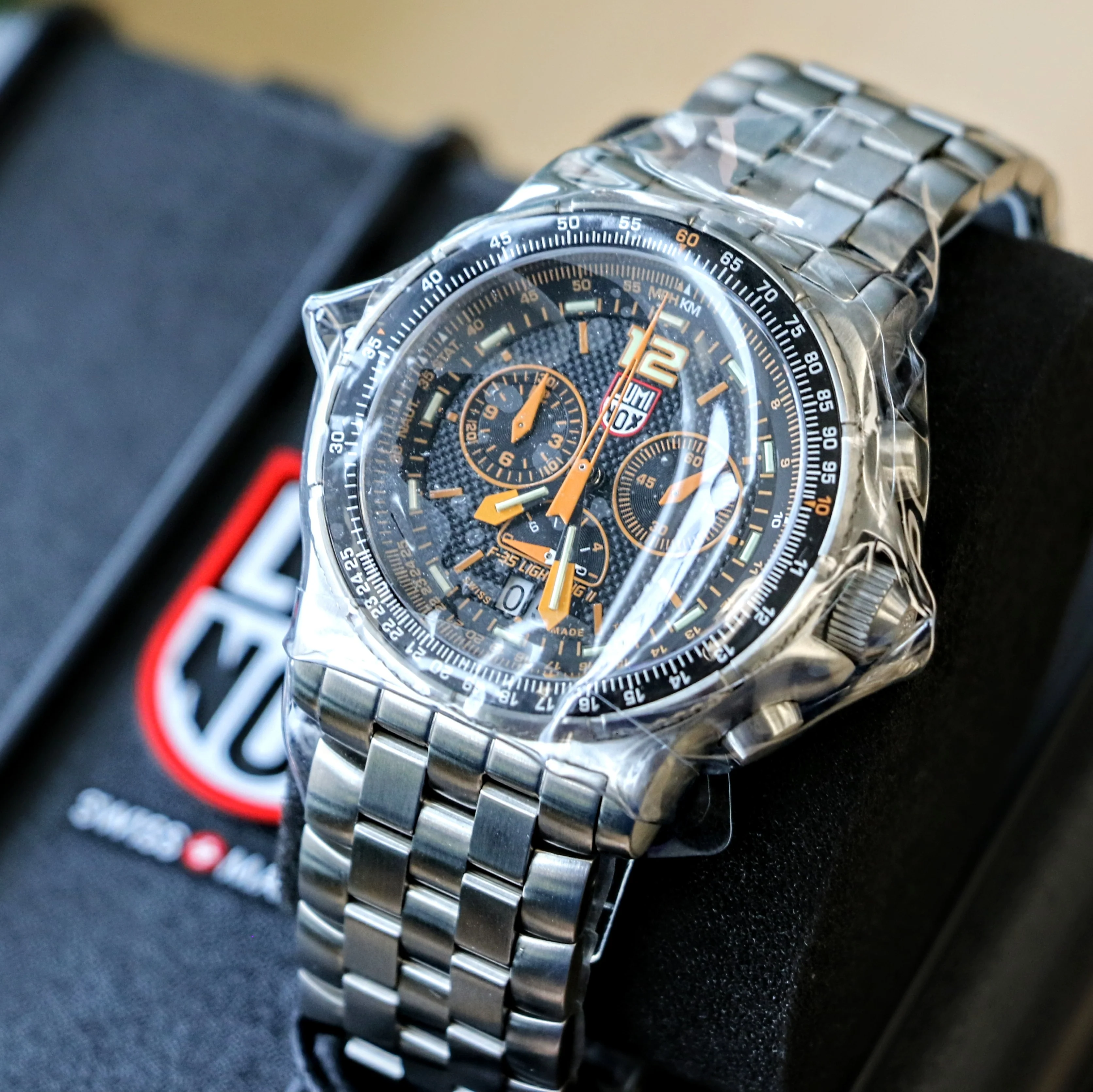 Brand-New LUMINOX F-35 Lightning II Chronograph Watch 9382 Quartz Wristwatch - Image 6