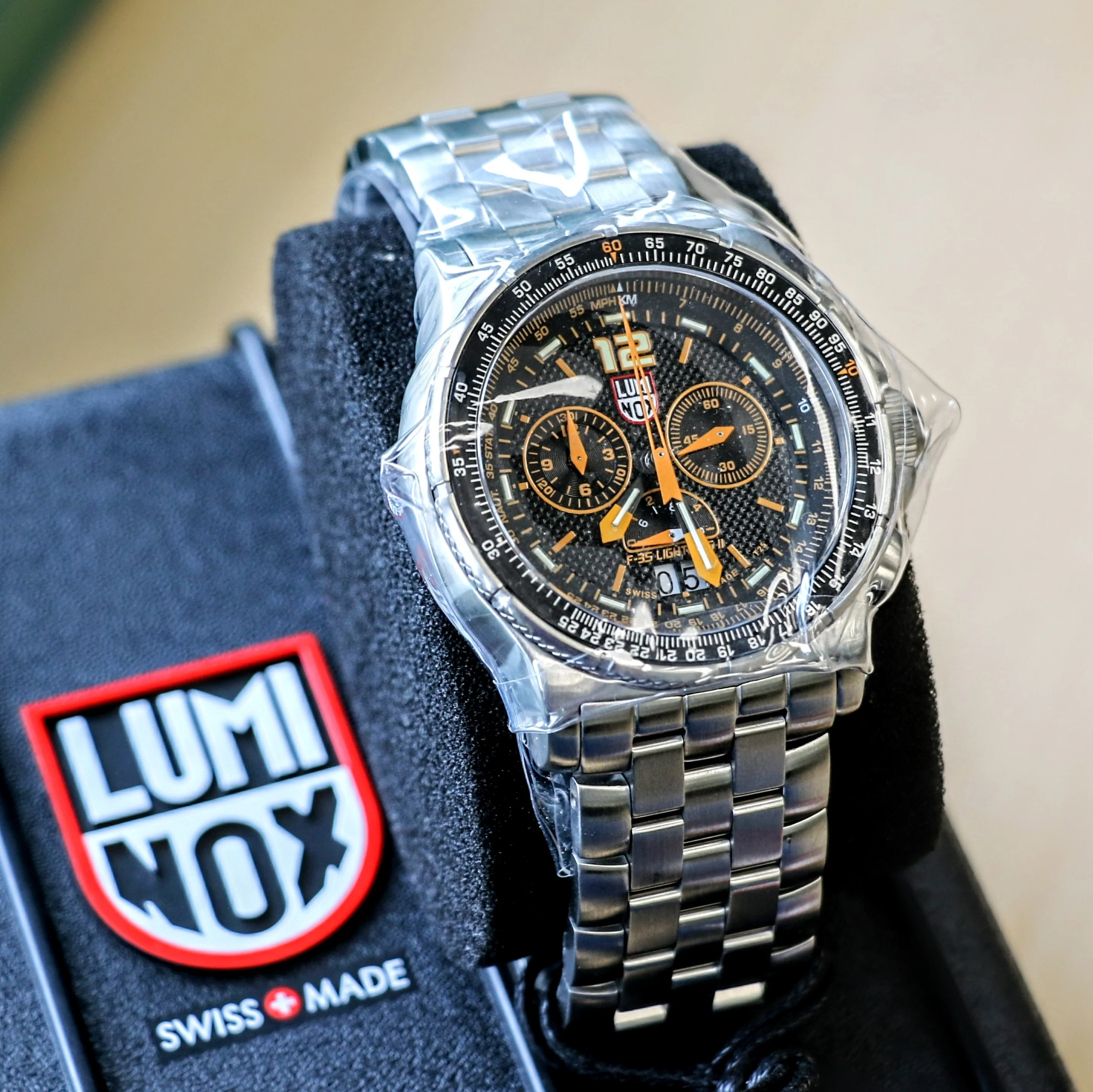 Brand-New LUMINOX F-35 Lightning II Chronograph Watch 9382 Quartz Wristwatch - Image 8