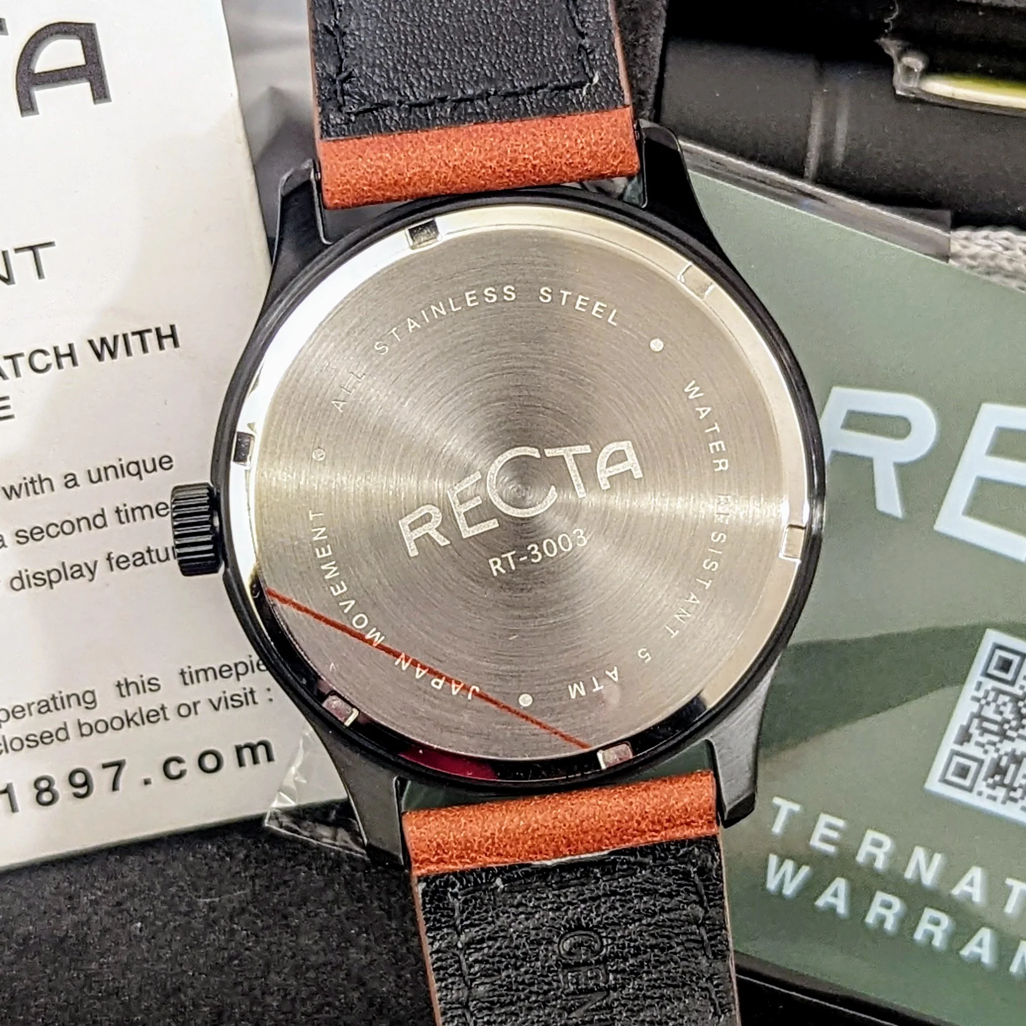 Brand-New! RECTA Veymont Multi-Function Watch With Dual Time Wristwatch FULL KIT - Image 8