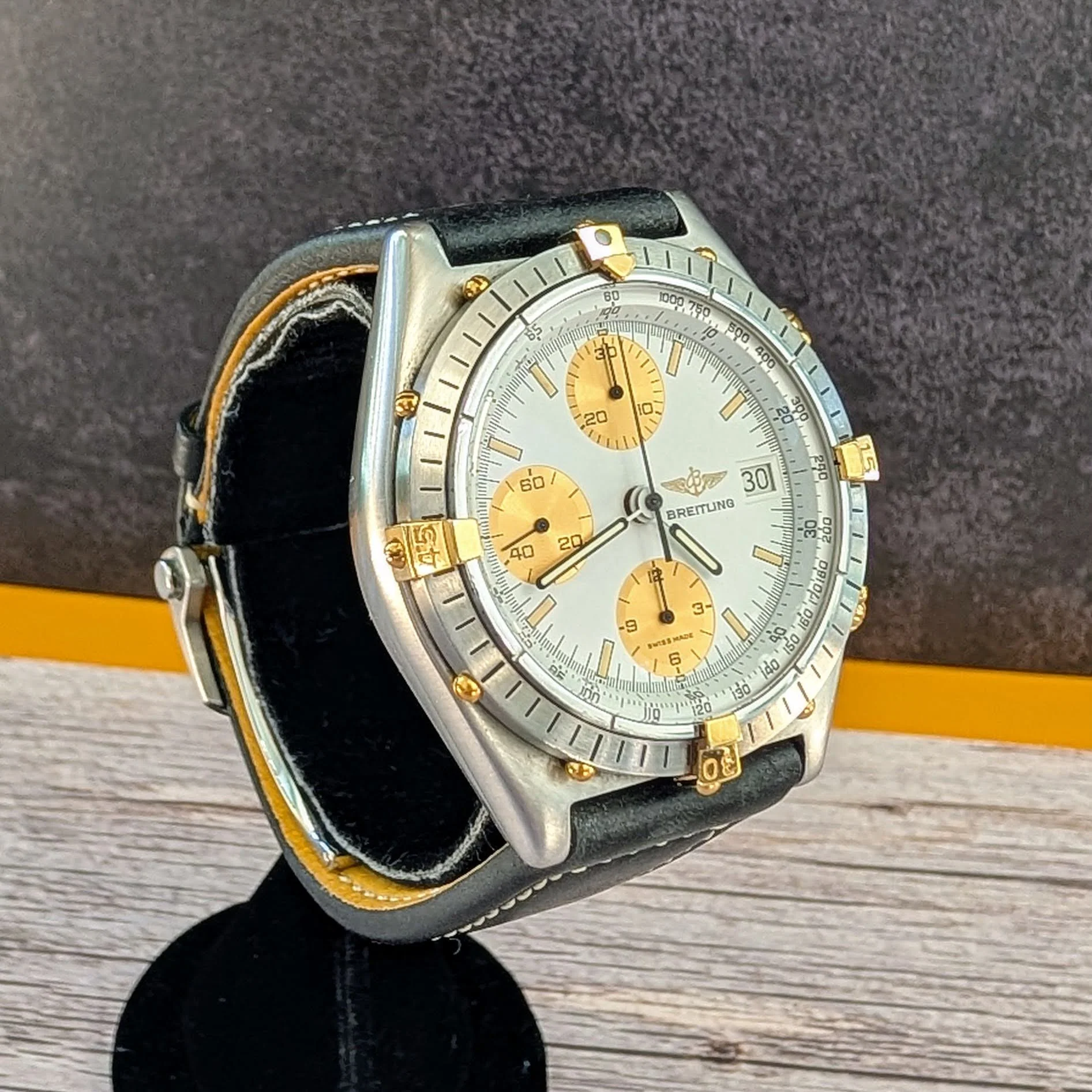 BREITLING Chronomat Watch 81950 Automatic Wristwatch White Dial 40mm Wristwatch - Image 5