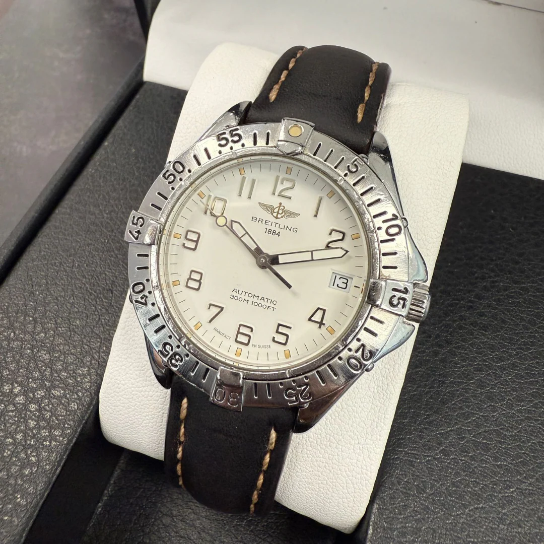 Breitling Colt A17035 Date Automatic Watch 38mm Wristwatch - Original Strap & Buckle - Image 10