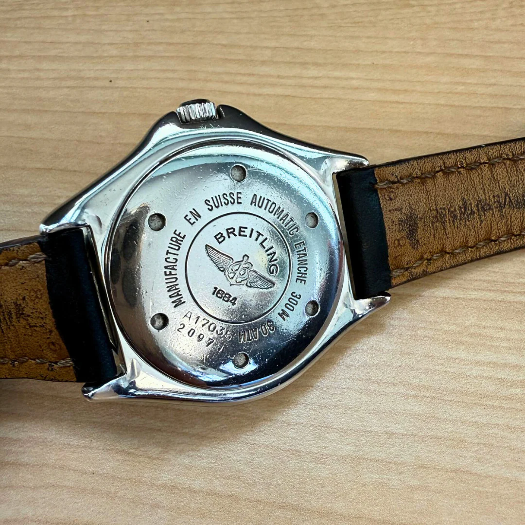 Breitling Colt A17035 Date Automatic Watch 38mm Wristwatch - Original Strap & Buckle - Image 16