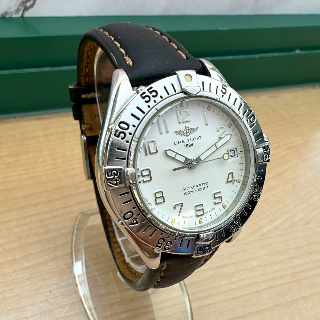 Breitling Colt A17035 Date Automatic Watch 38mm Wristwatch - Original Strap & Buckle - Image 6