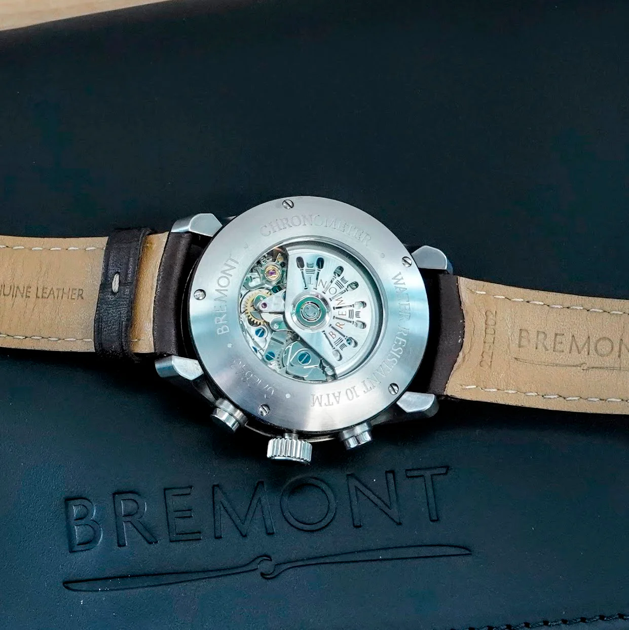 Bremont Automatic Chronograph Watch ALT1-C Date Cream Dial 43mm Chronometer Wristwatch B&P - Image 13