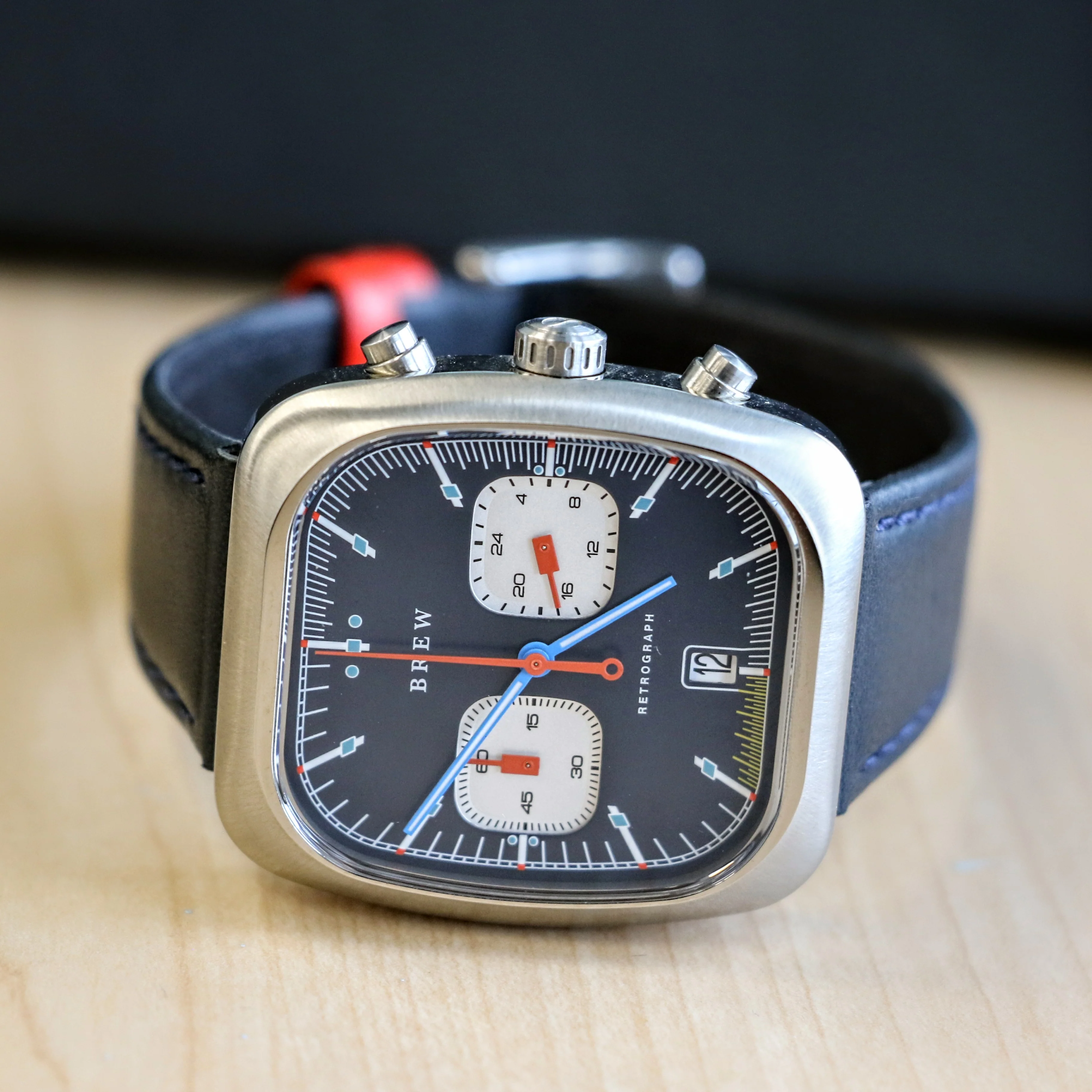 BREW Retrograph - Technicolor Watch Date Indicator - Full Kit + Extra Box w/ Extra Stainless-Steel Bracelet - Image 16