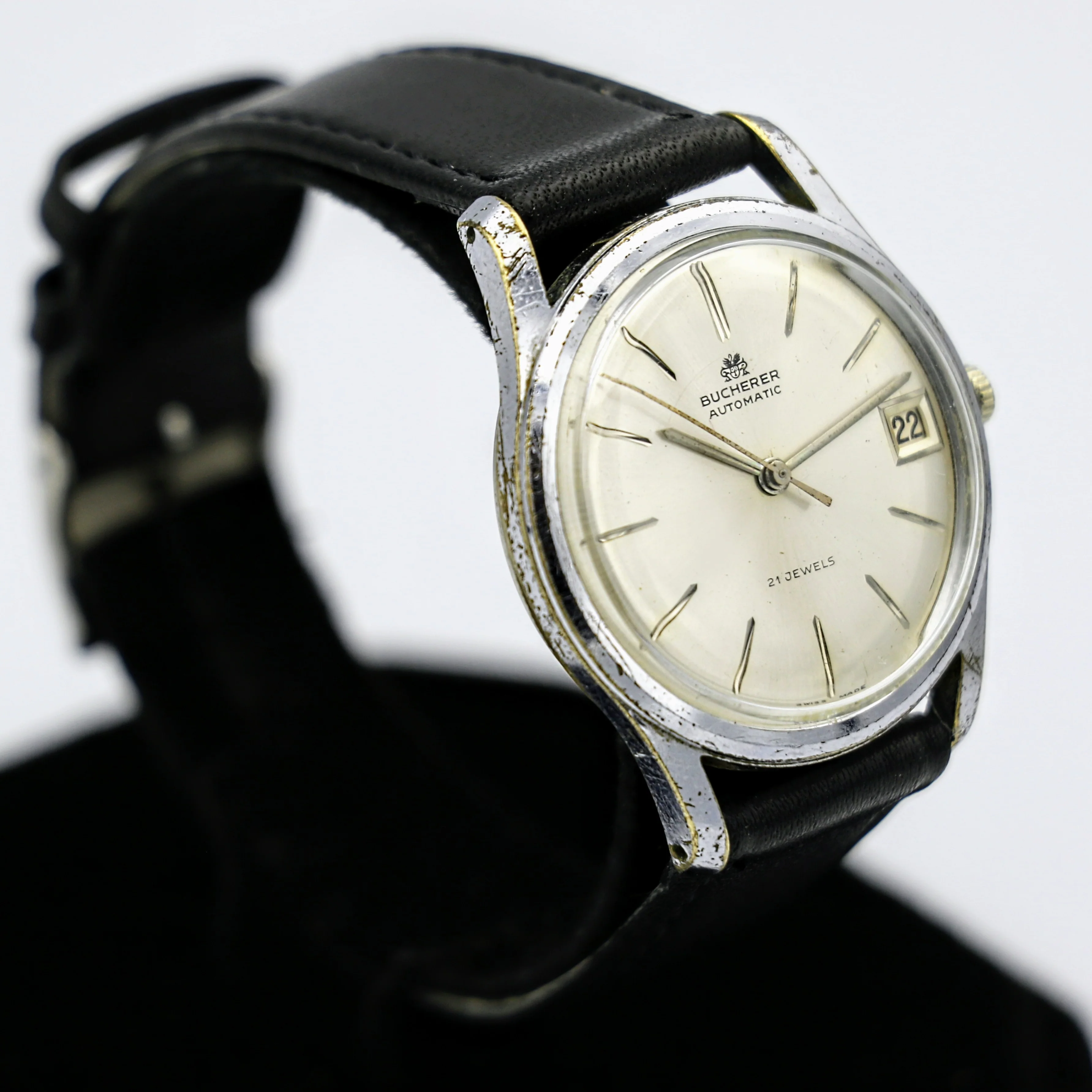 BUCHERER Automatic Watch 21 Jewels 4 ADJs Swiss Wristwatch - Image 5