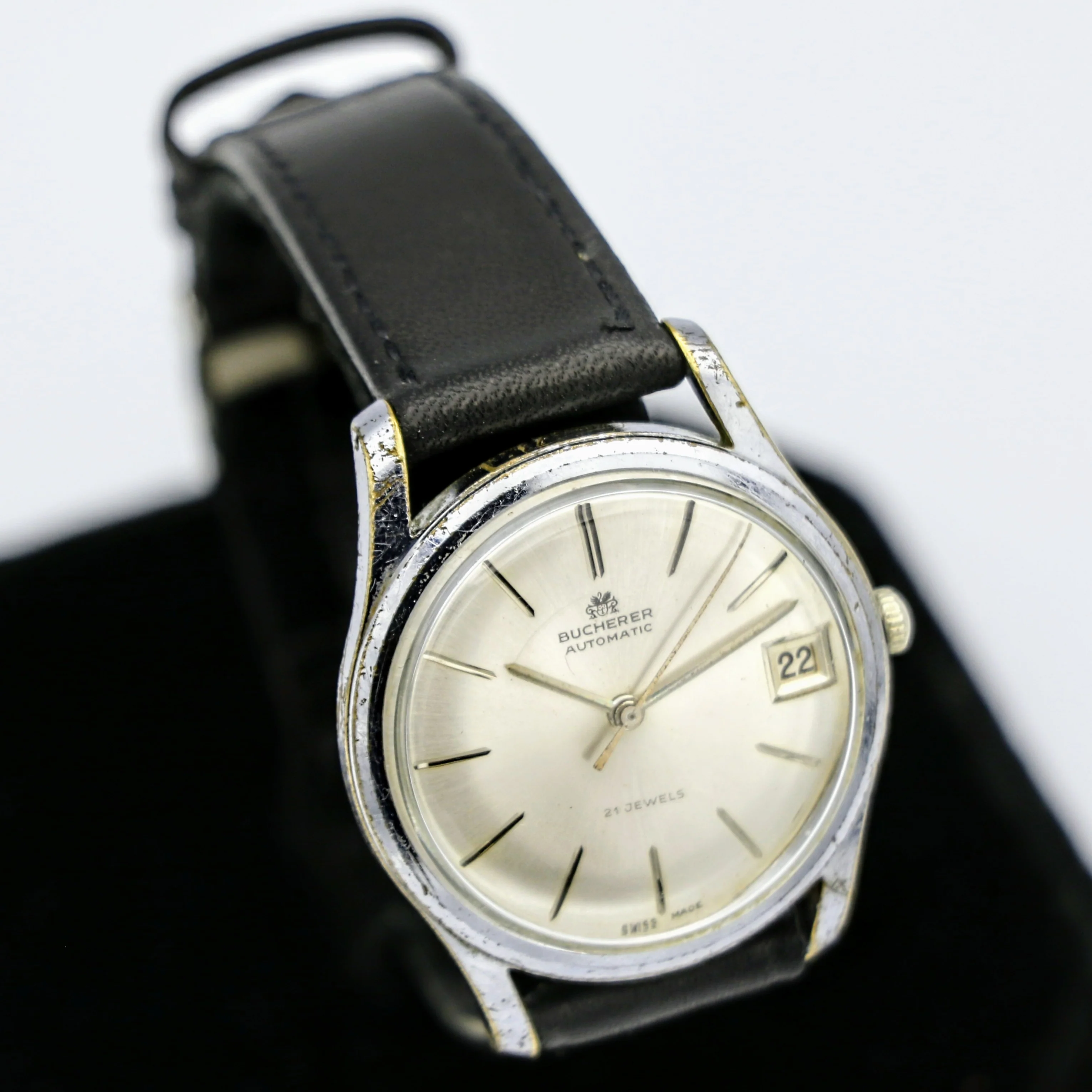 BUCHERER Automatic Watch 21 Jewels 4 ADJs Swiss Wristwatch - Image 8