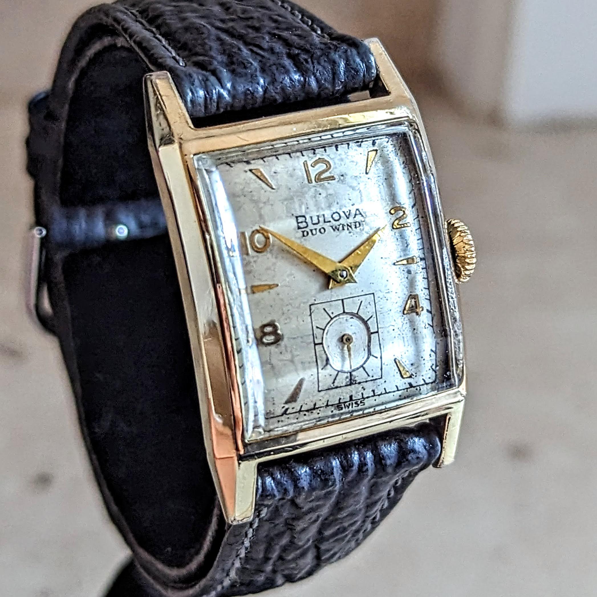 BULOVA 1950 DUO WIND Automatic Wristwatch 17 Jewels Cal. 9AB Swiss Made Watch - Image 2
