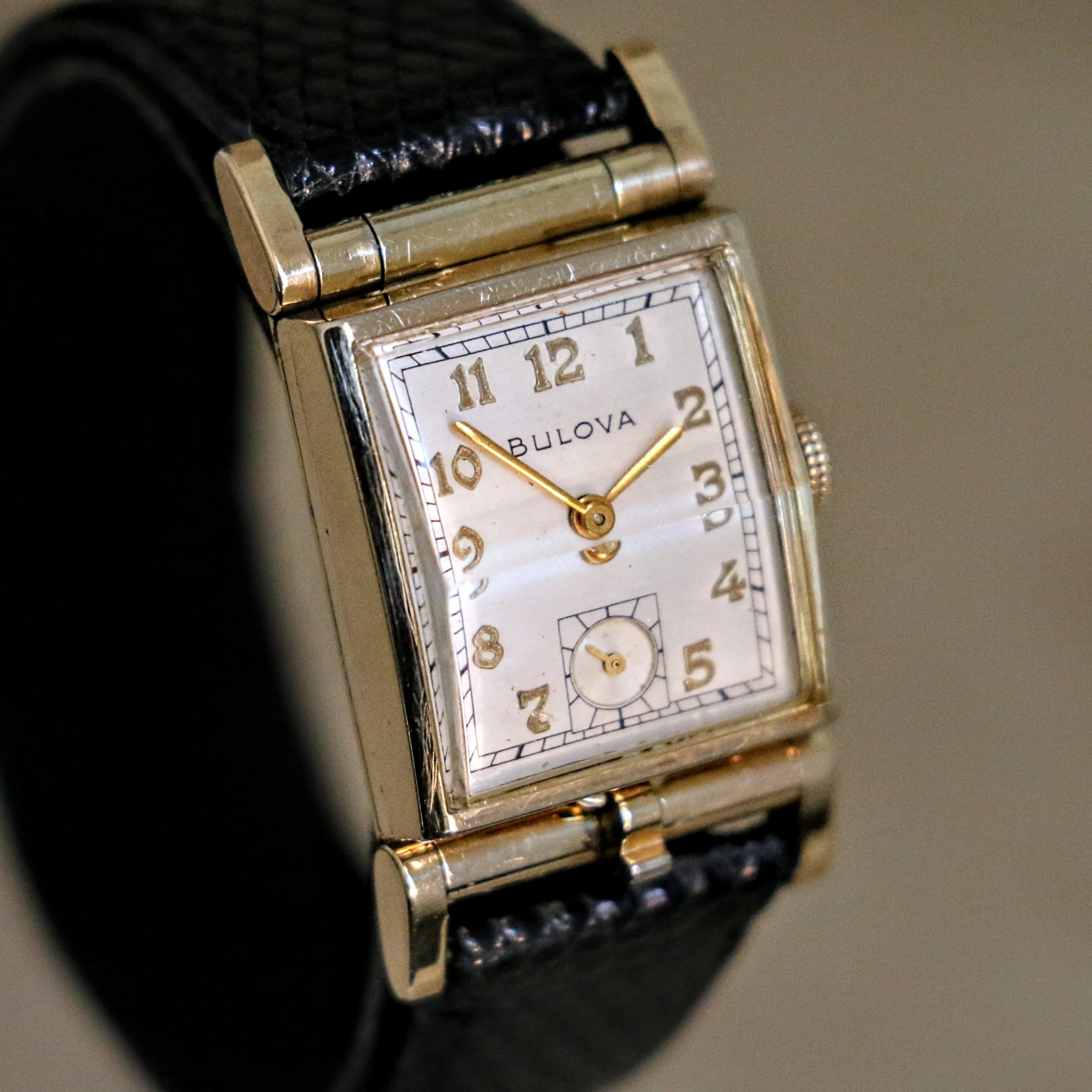 BULOVA 1950 Photo Watch “A” Photo Frame Wristwatch 17 Jewels Cal. 8AC U.S.A. Made - Image 2