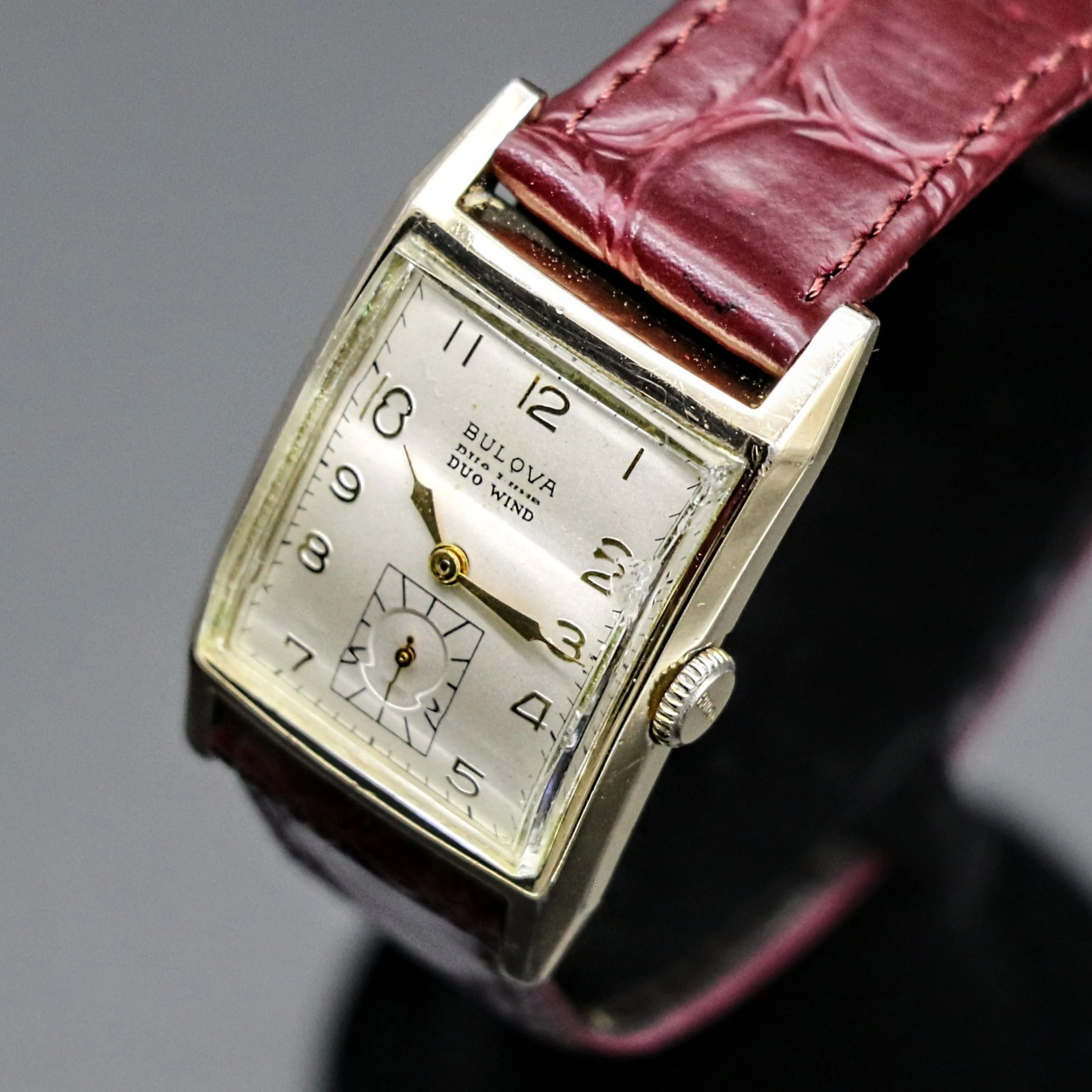 BULOVA 1951 DUO WIND Automatic Wristwatch Cal. 9AB Swiss Made Watch - Image 4
