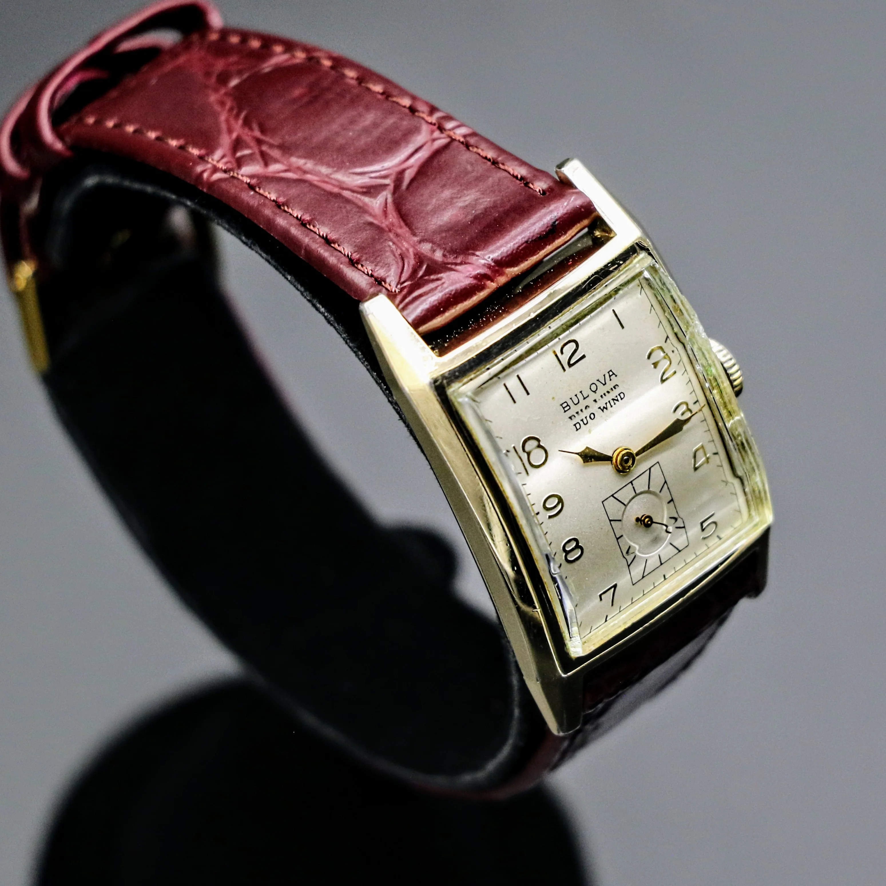 BULOVA 1951 DUO WIND Automatic Wristwatch Cal. 9AB Swiss Made Watch - Image 6