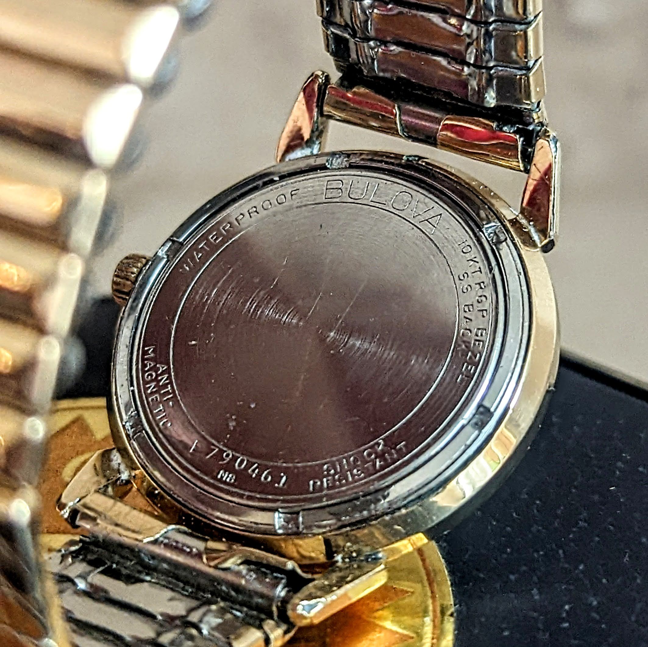 BULOVA 1968 President “B” Watch Date Indicator 10K GF Wristwatch - In BOX! - Image 13