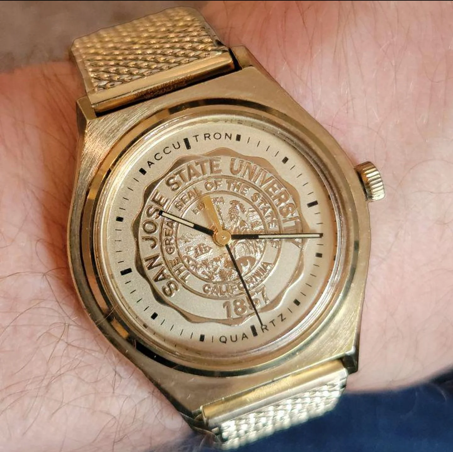 1968 BULOVA Accutron Quartz Watch - Special Edition San Jose State University - Image 2
