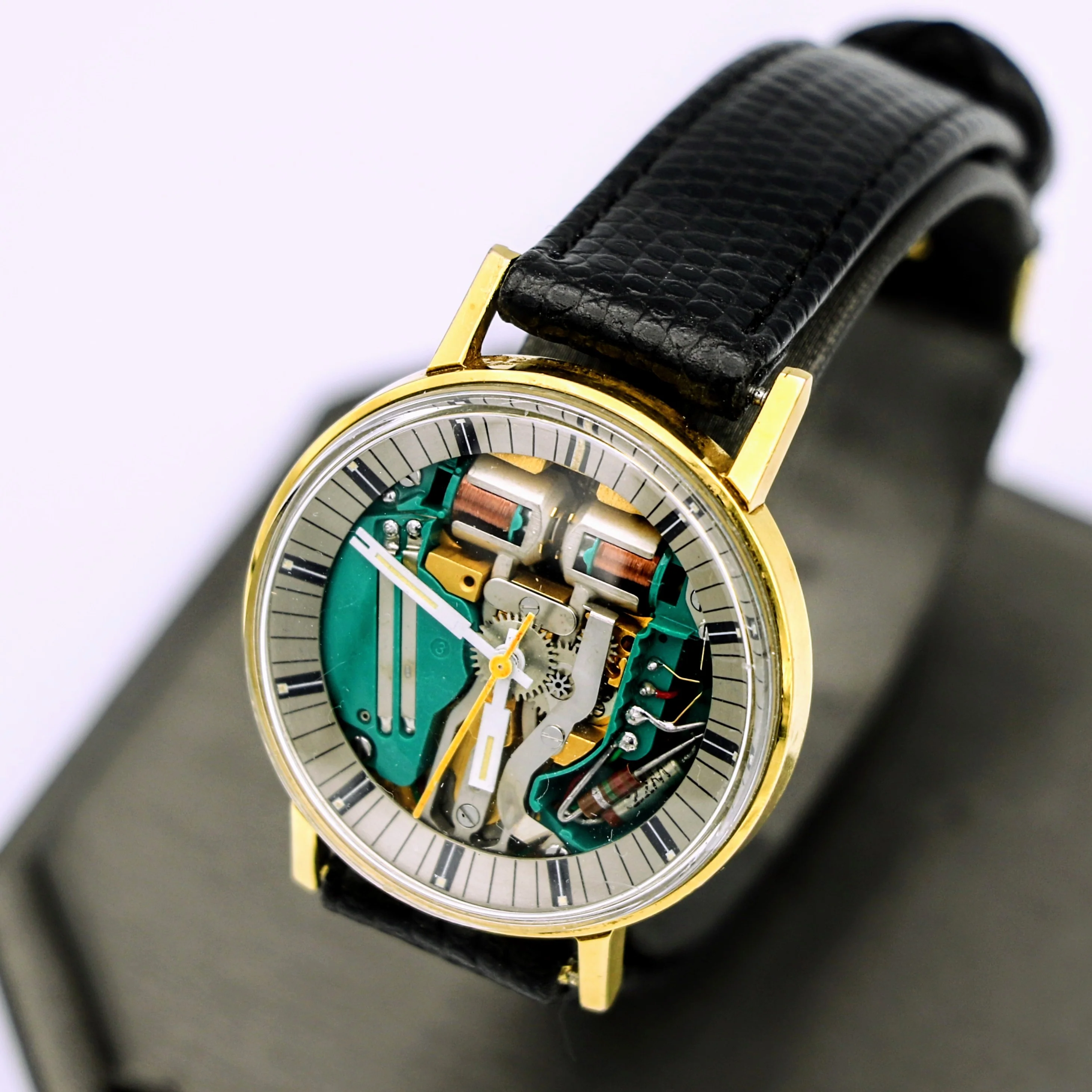 BULOVA Accutron SpaceView Writswatch Electronically Controlled 214 Tuning Fork Watch - Image 9