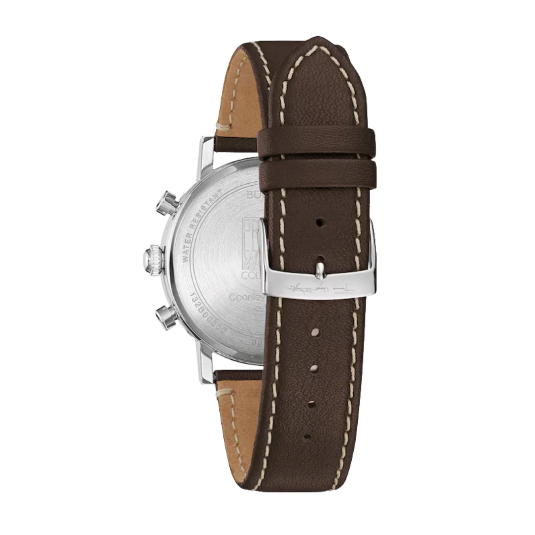 BULOVA Blueprint Chronograph Watch Frank Lloyd Wright Collection Coonley Playhouse Wristwatch Model 96B367 - Image 7