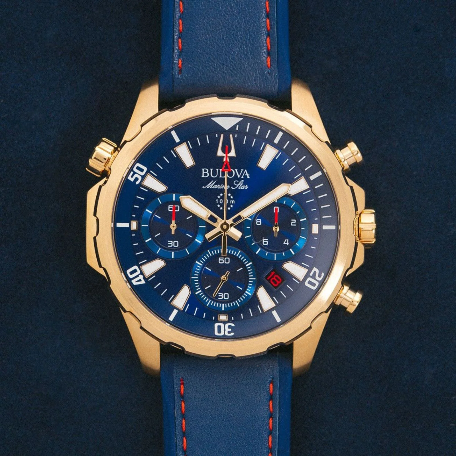 BULOVA Marine Star Chronograph Watch Series B 97B168