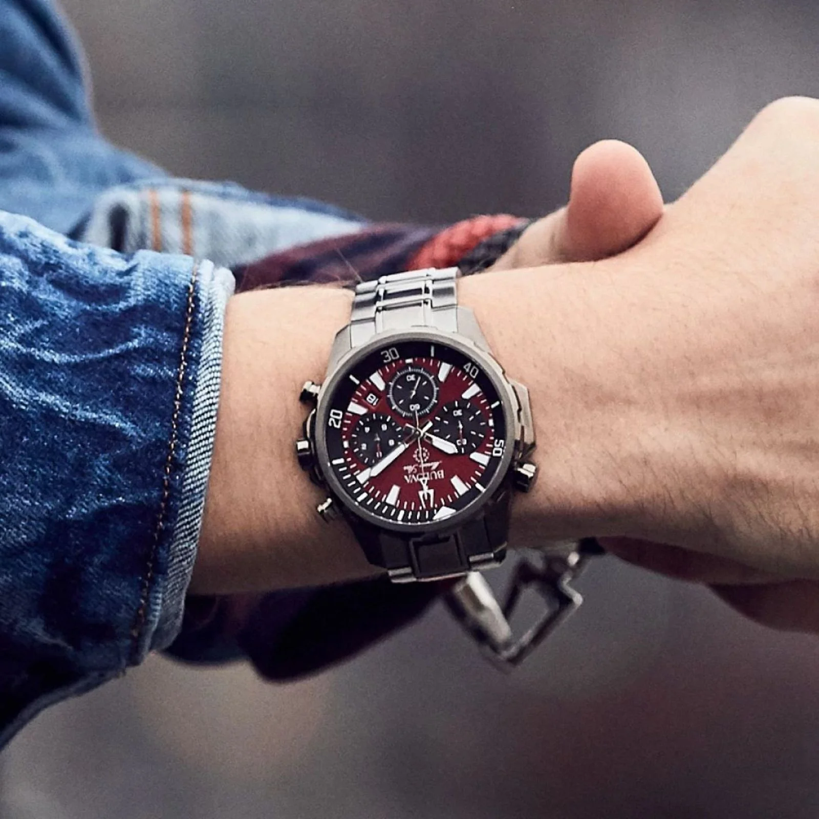 BULOVA Marine Star Chronograph Watch Series B 98B350 - Image 13