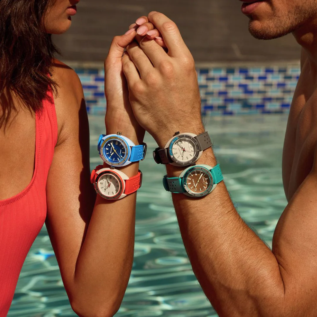 BULOVA Snorkel Sea Turtle Watch 98B446 41mm Ceramic Case Wristwatch - Image 7