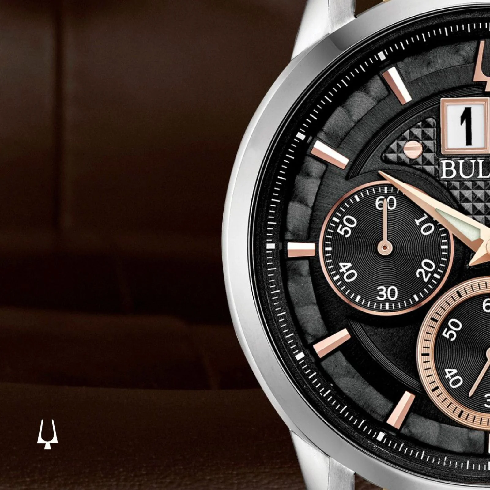 BULOVA Sutton Classic Chronograph Watch 96B311 - Image 2