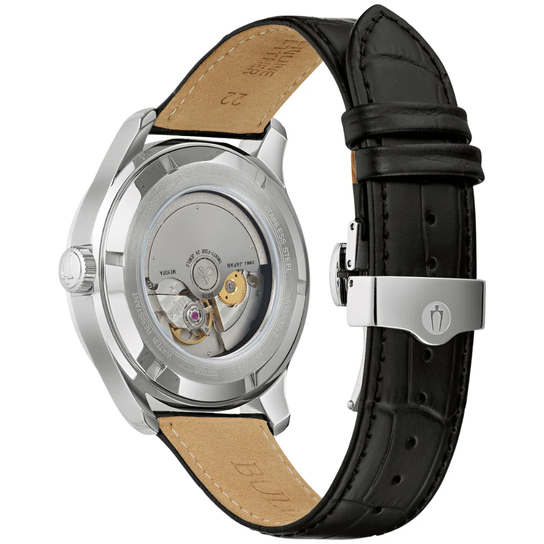 BULOVA Wilton GMT Automatic Watch 24 Jewels Model 96B385 - Image 6