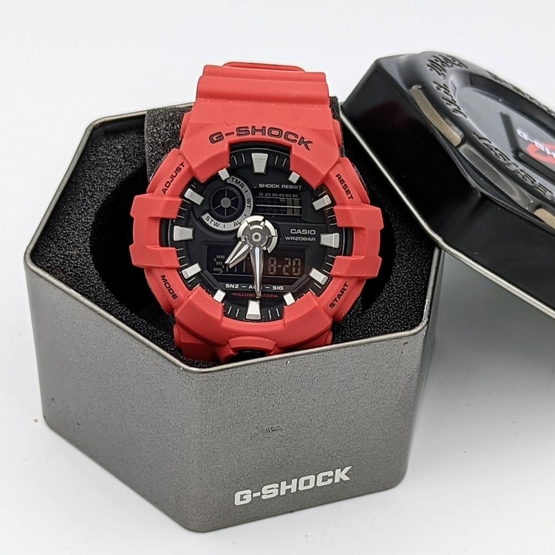 CASIO G-Shock Watch Ref. GA-700-4A World Time Wristwatch - In Box! - Image 6