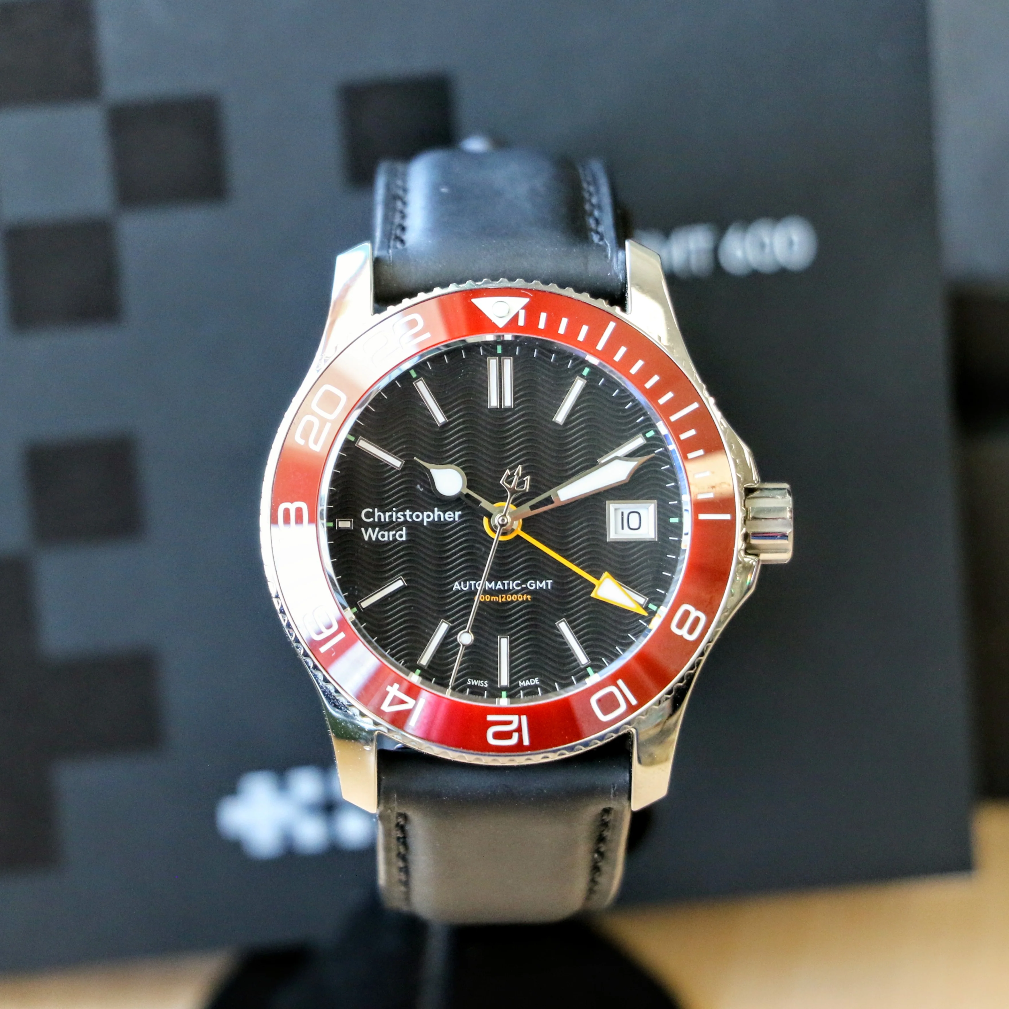 Christopher Ward C60 Trident PRO 600 GMT Diver Watch C6038AGM2 - ALL Original, Double Box & Papers - Image 3