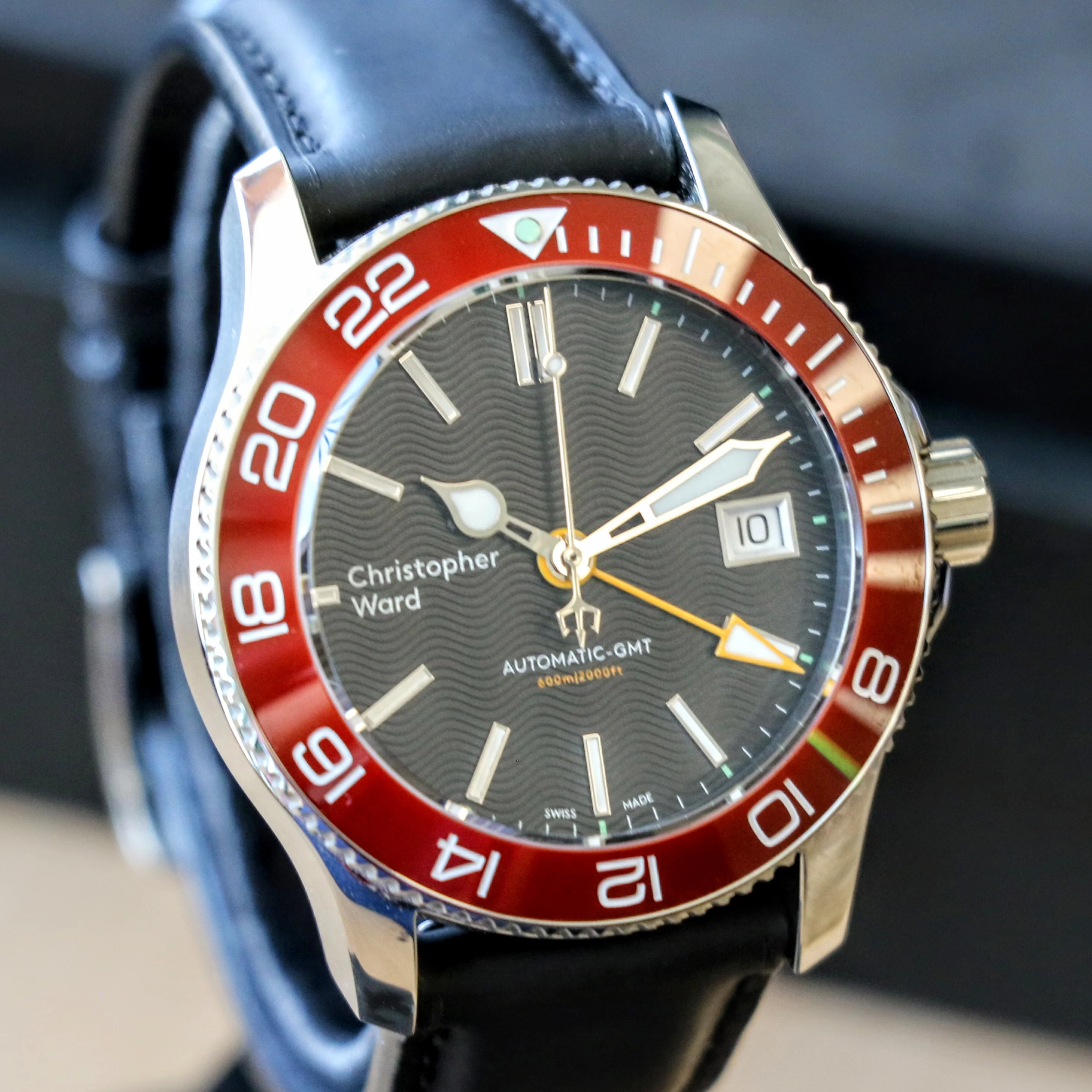 Christopher Ward C60 Trident PRO 600 GMT Diver Watch C6038AGM2 - ALL Original, Double Box & Papers - Image 5