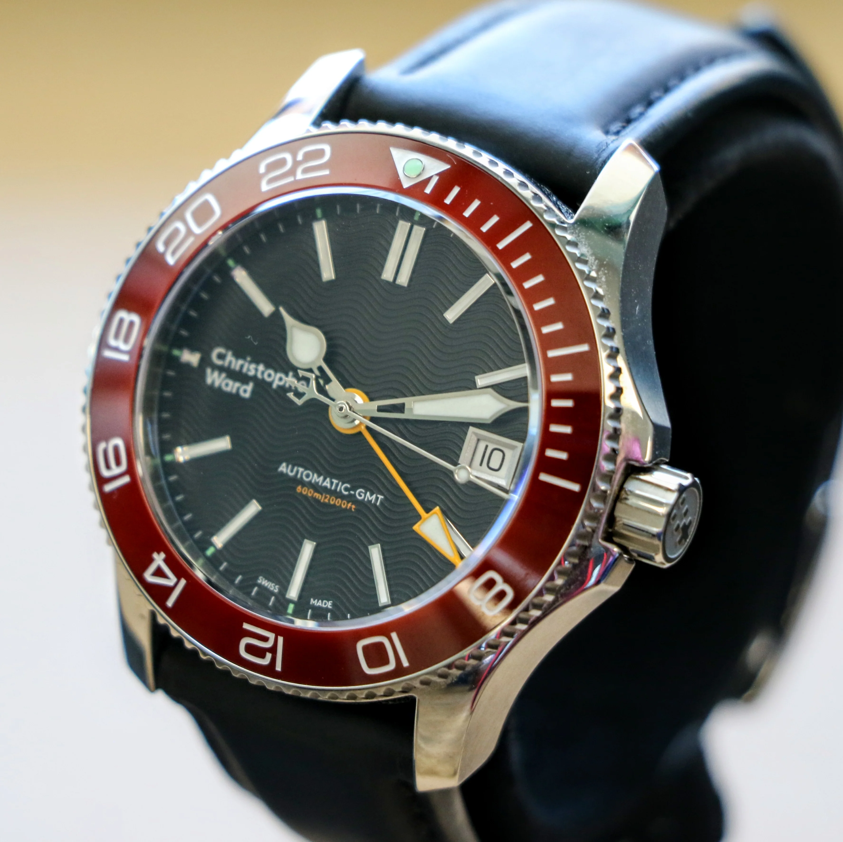 Christopher Ward C60 Trident PRO 600 GMT Diver Watch C6038AGM2 - ALL Original, Double Box & Papers - Image 6