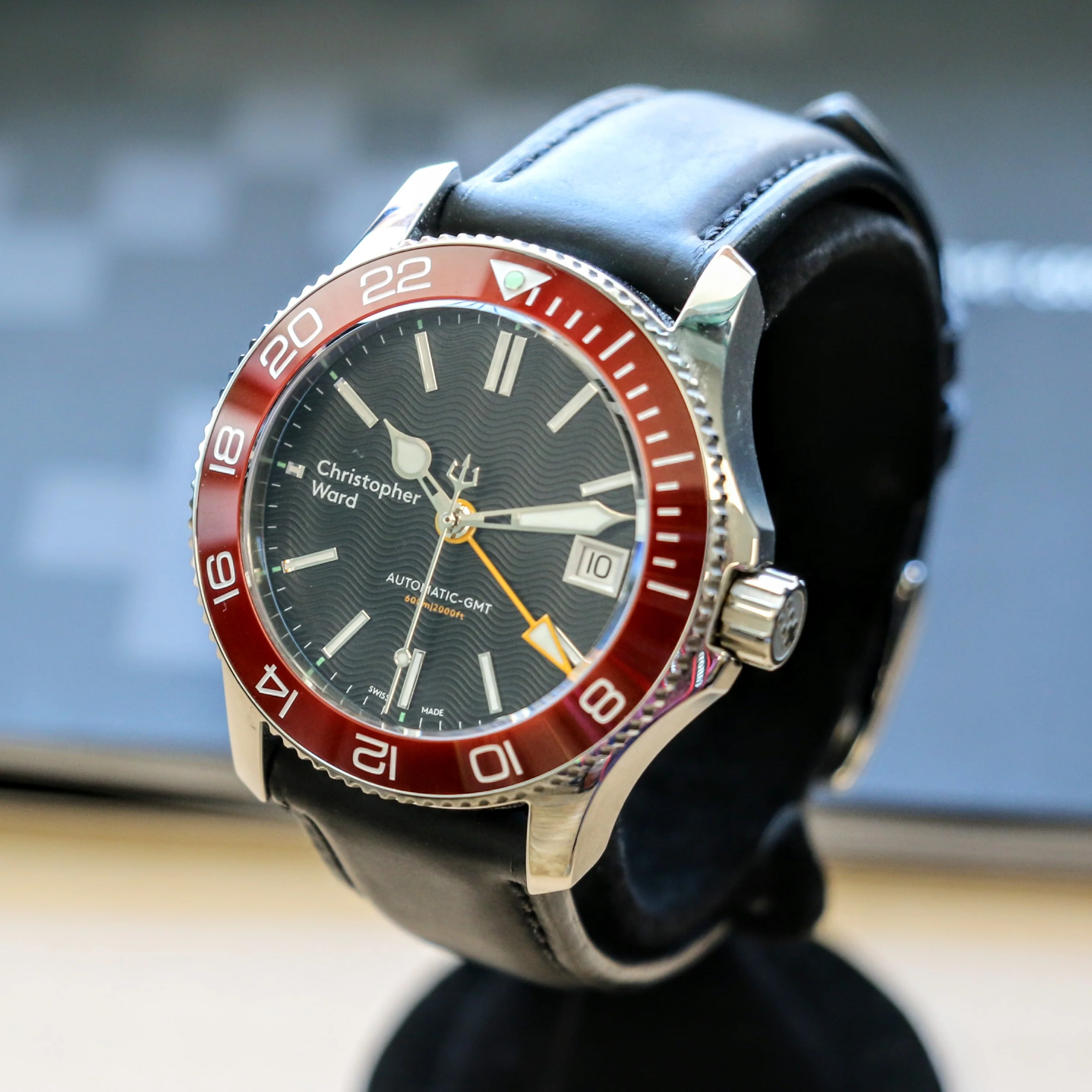 Christopher Ward C60 Trident PRO 600 GMT Diver Watch C6038AGM2 - ALL Original, Double Box & Papers - Image 7