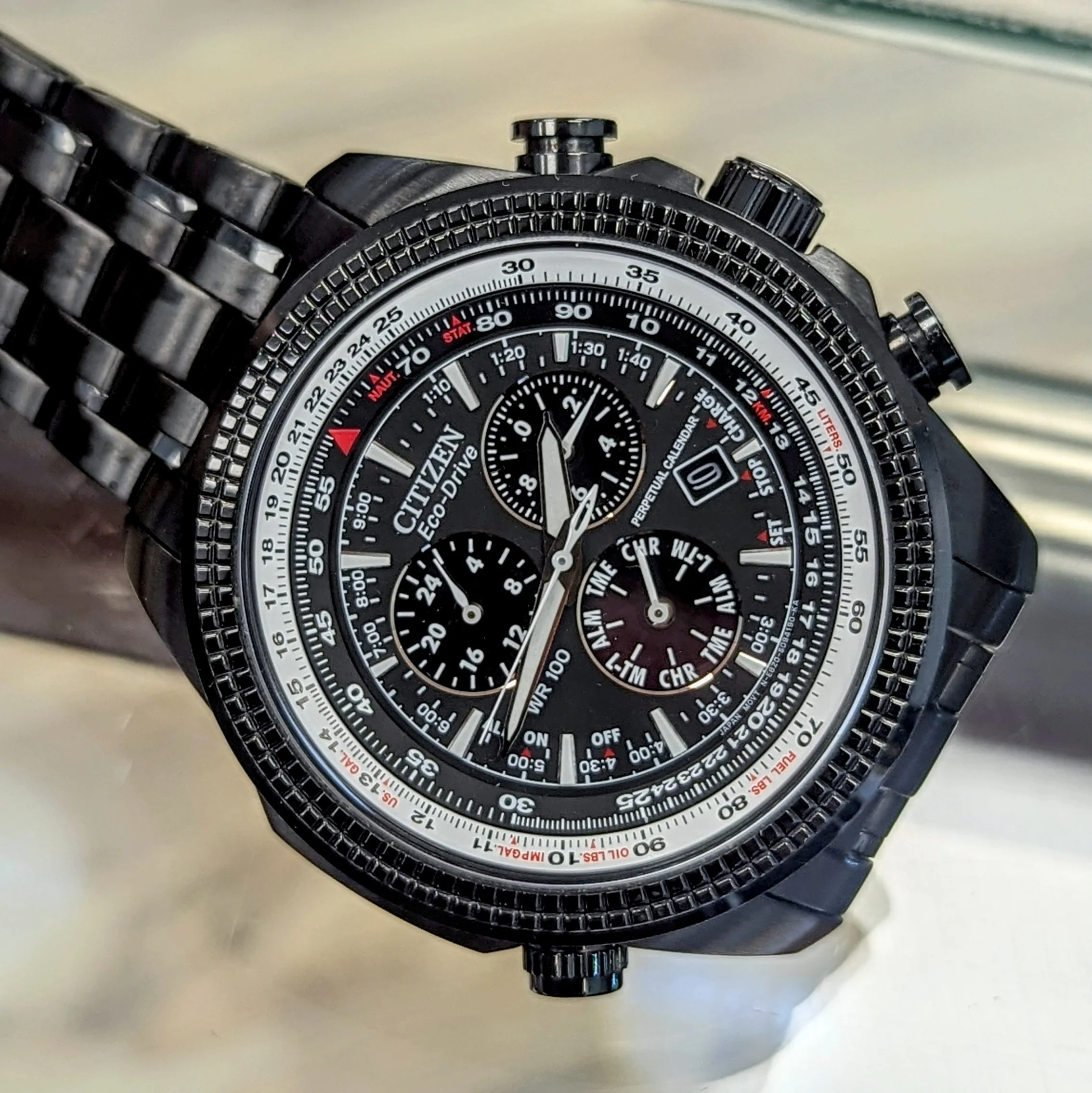 CITIZEN "Brycen" Eco-Drive Watch Perpetual Calendar Wristwatch - Ref. BL5405-59E - Image 13