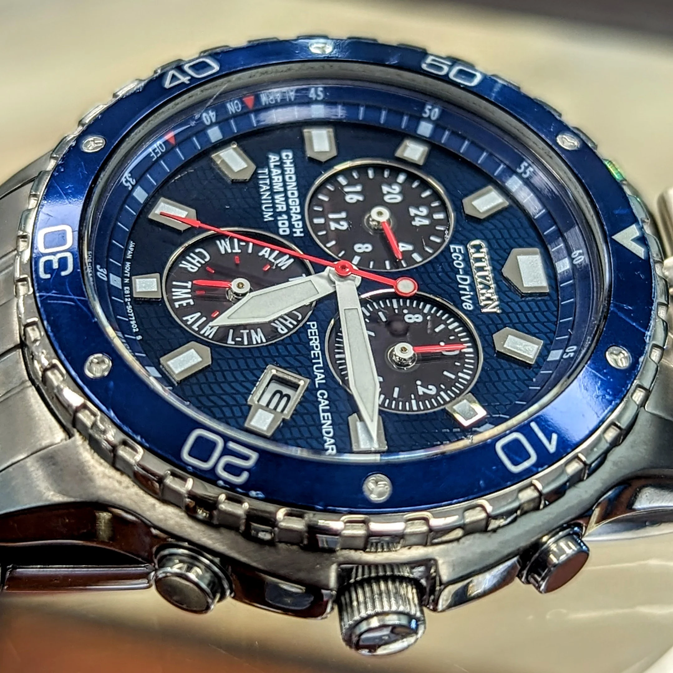CITIZEN Eco-Drive Perpetual Calendar Watch Chronograph Wristwatch Ref. BL5350-59L - Image 10