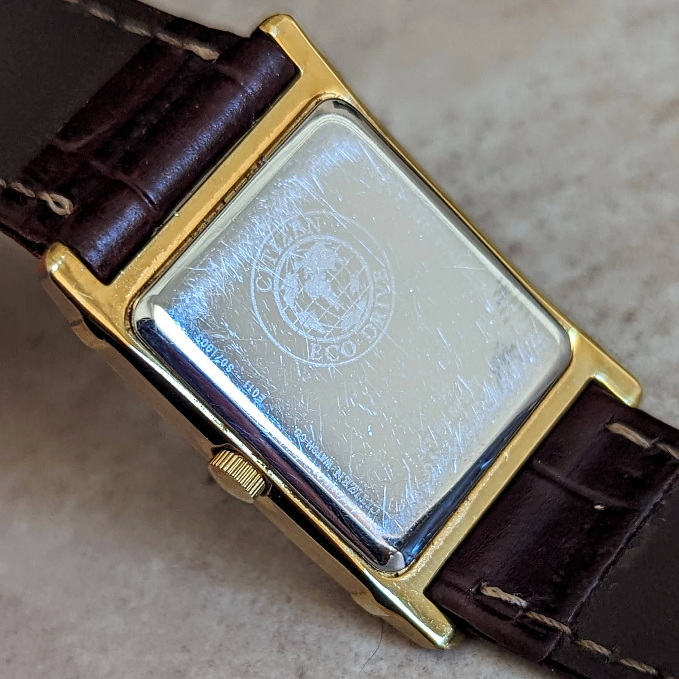 CITIZEN Eco-Drive Watch Date Indicator Quartz Vintage Wristwatch B011-S071003 - Image 13