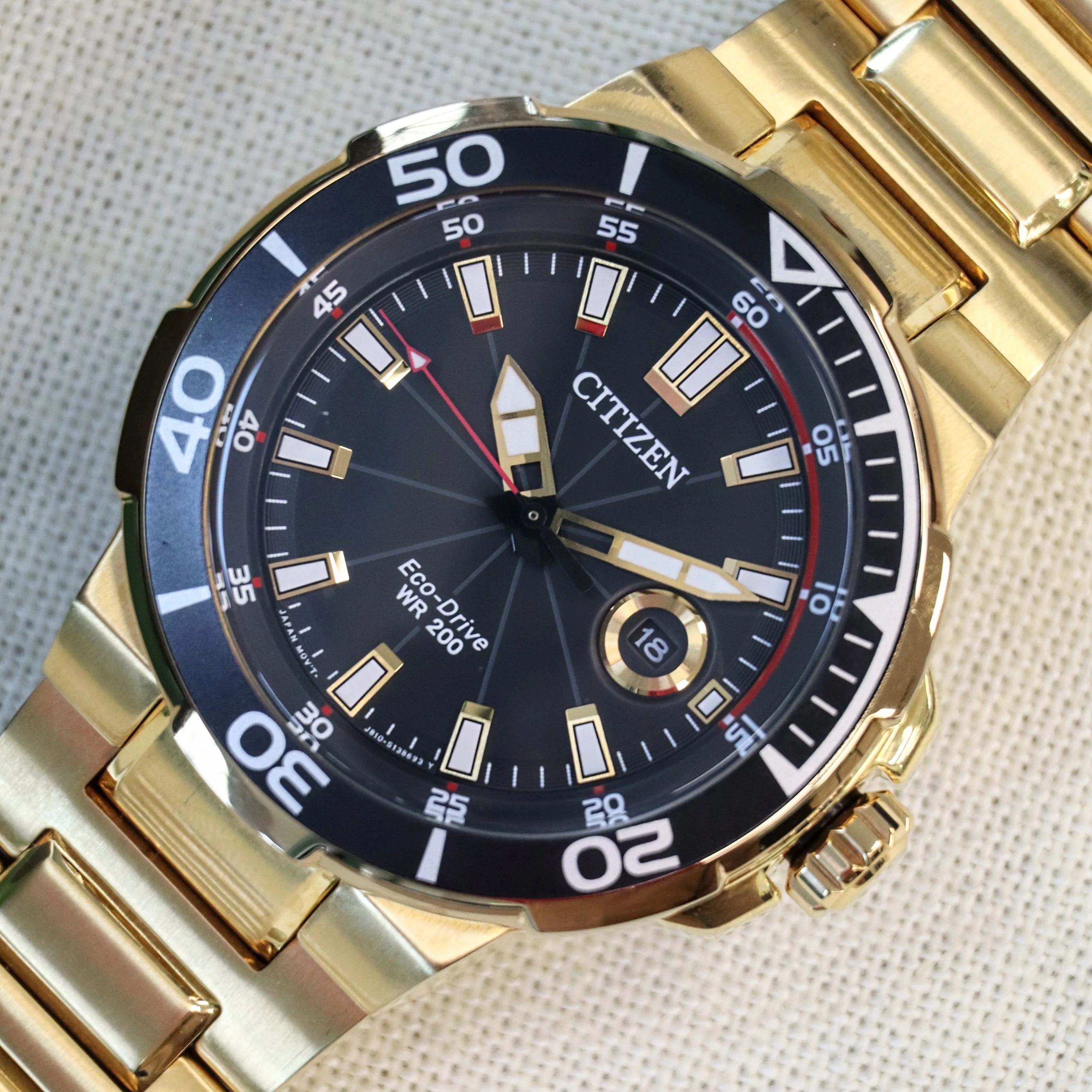 CITIZEN Endeavor Watch Eco-Drive WR 200 Diver Wristwatch Ref. AW1422-50E ALL S.S. - Image 10