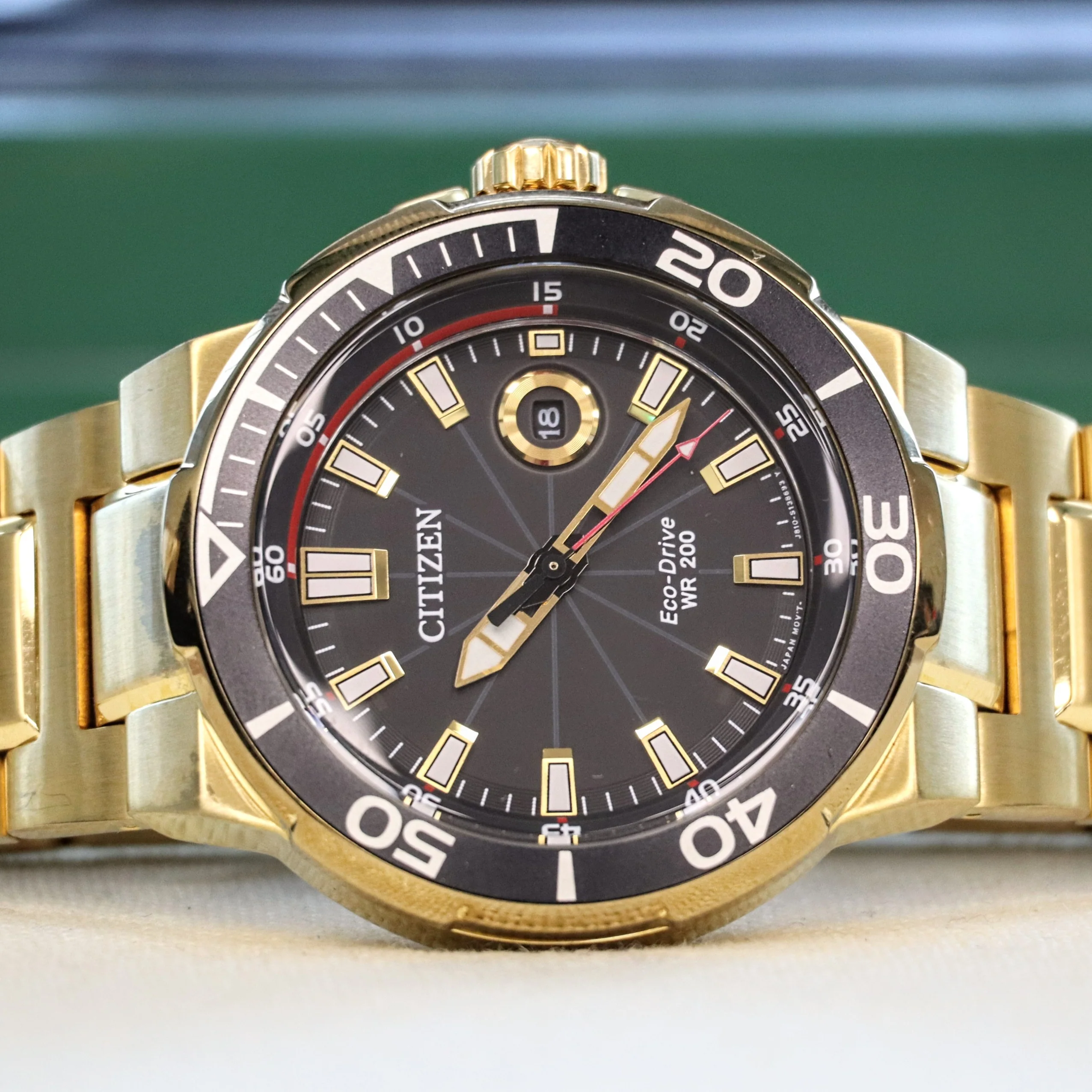 CITIZEN Endeavor Watch Eco-Drive WR 200 Diver Wristwatch Ref. AW1422-50E ALL S.S. - Image 9