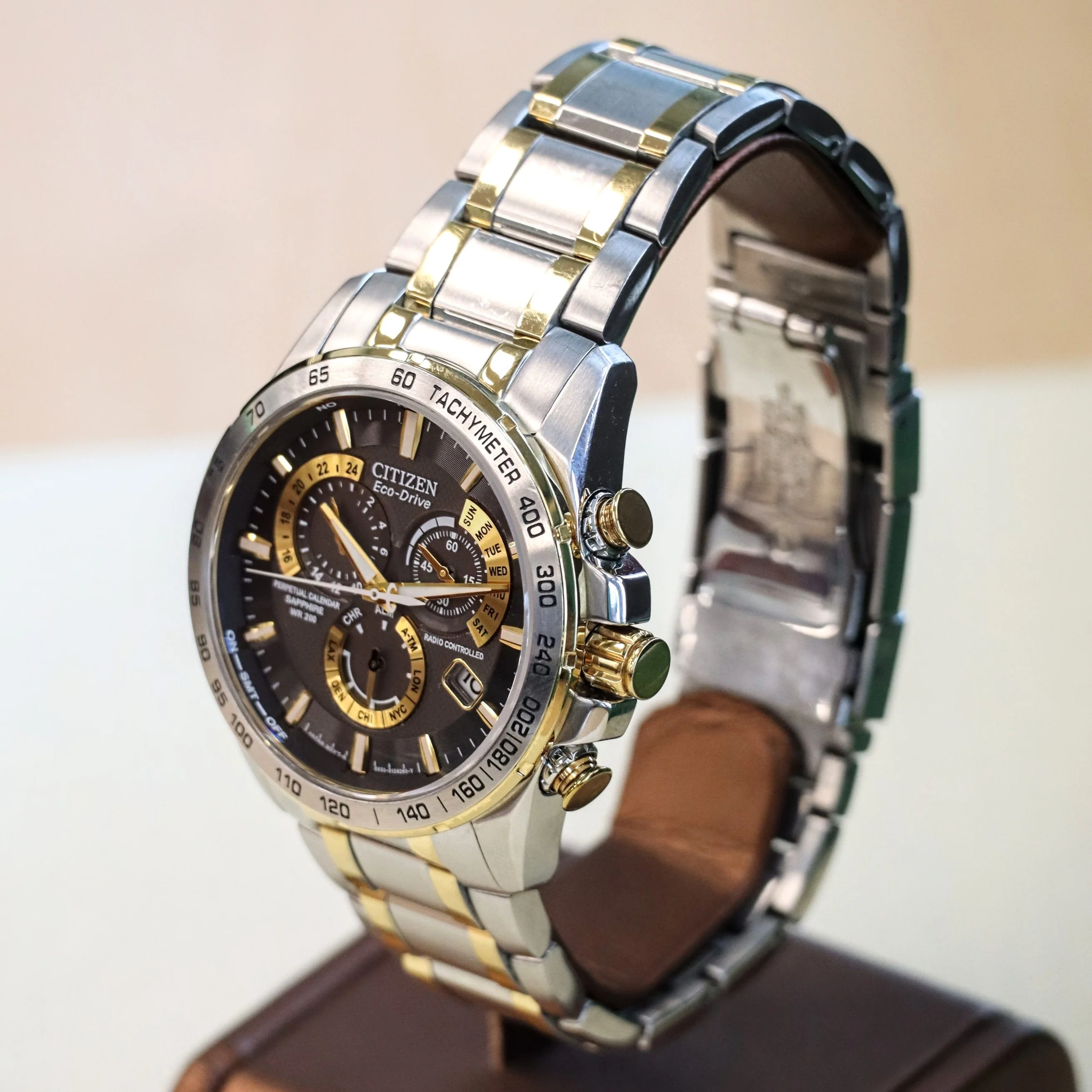 CITIZEN PCAT Watch Perpetual Calendar Ref. AT4004-52E Radio Controlled Eco-Drive Wristwatch - Image 4