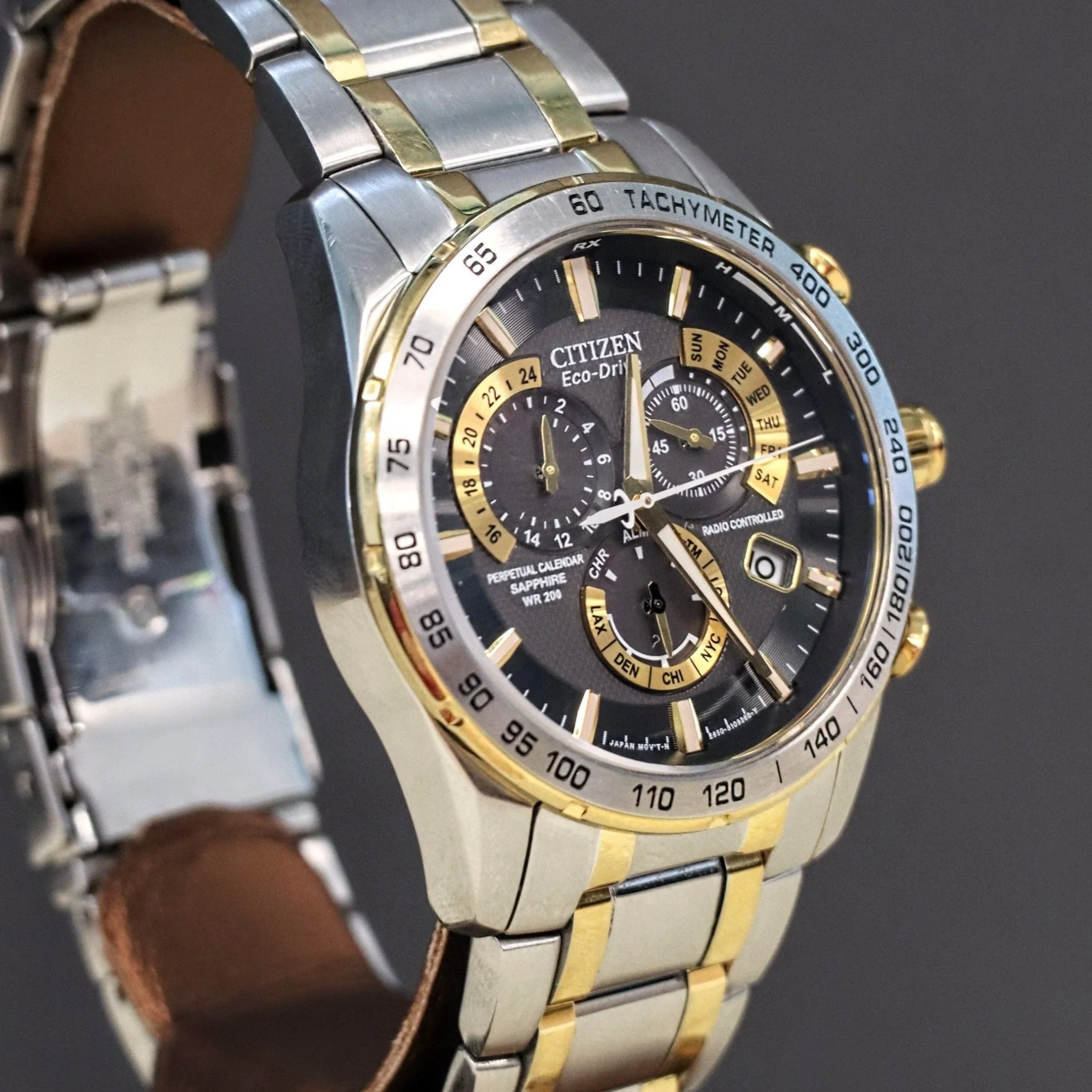 CITIZEN PCAT Watch Perpetual Calendar Ref. AT4004-52E Radio Controlled Eco-Drive Wristwatch - Image 5